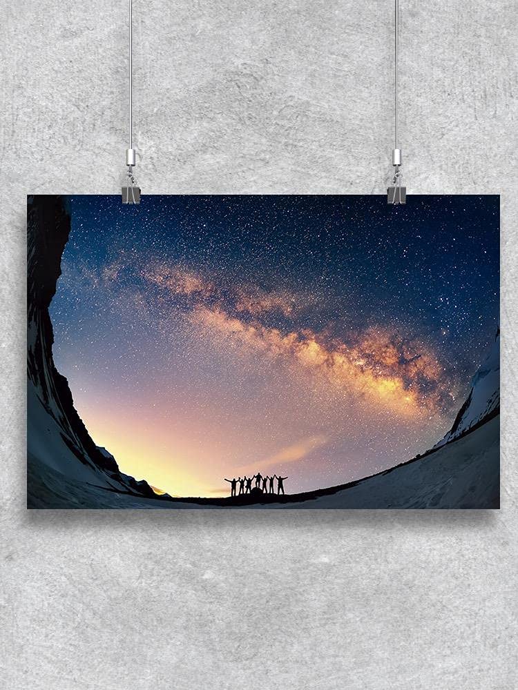 Stunning Milky Way Galaxy Poster - High-Quality Space Wall Art for Home, Office & Classroom Decor - Perfect for Astronomy Lovers & Science Enthusiasts