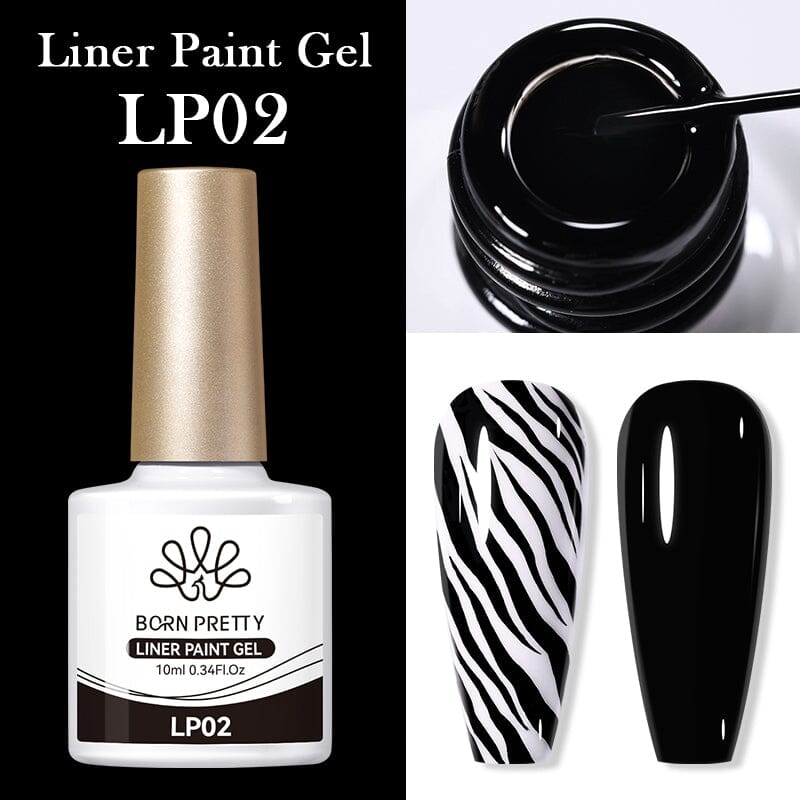 10ml Liner Paint Gel - Long Lasting Waterproof Eyeliner for Precise Lines - Perfect for Makeup Artists & Daily Use