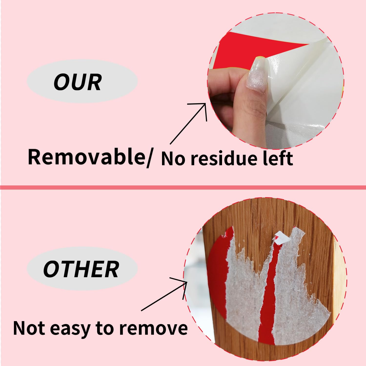 STARLIBOO 3 x 2 Inch Colorful Rectangle Moving Labels - 250Pcs Adhesive Stickers for Garage Sales, Shipping Boxes & Storage Organization (Red) - Perfect for Home Moving, Yard Sales & Package Labeling