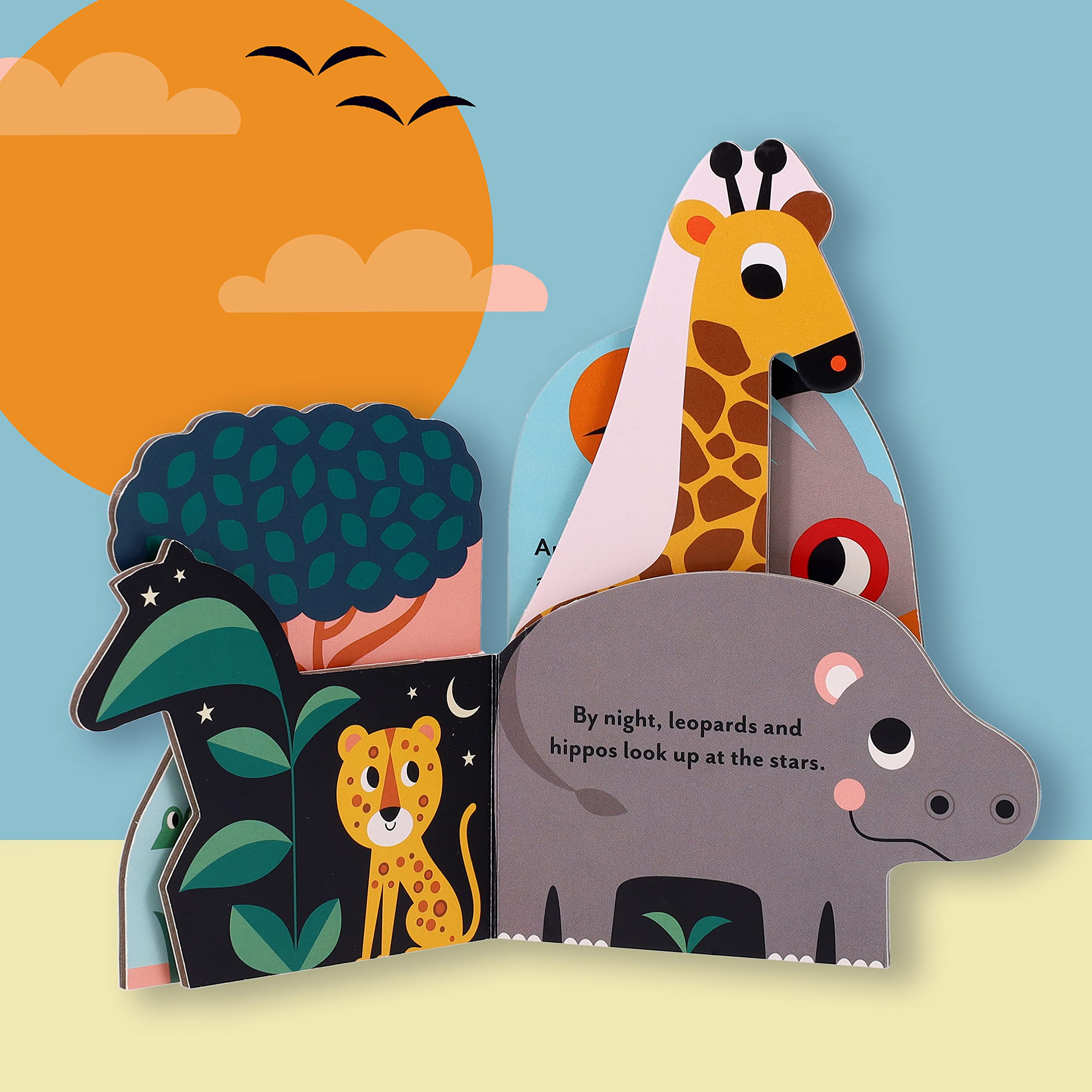 Bookscape Board Books: Wild Animals - Durable Baby Books for Early Learning & Toddler Education | Perfect for Storytime, Nursery, and Preschool Gifts