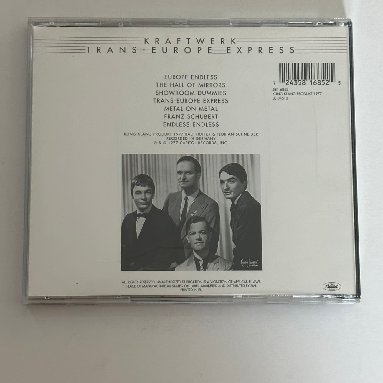 Kraftwerk Trans Europe Express CD - 2005 Reissue UK Import (581 6852) | Vintage Electronic Music Collectible for Audiophiles & Music Enthusiasts