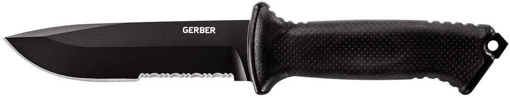 Gerber Gear Ultimate Survival Knife - High Carbon Stainless Steel Blade, Ergonomic Grip for Outdoor Adventures, Camping, Hunting & Emergency Preparedness