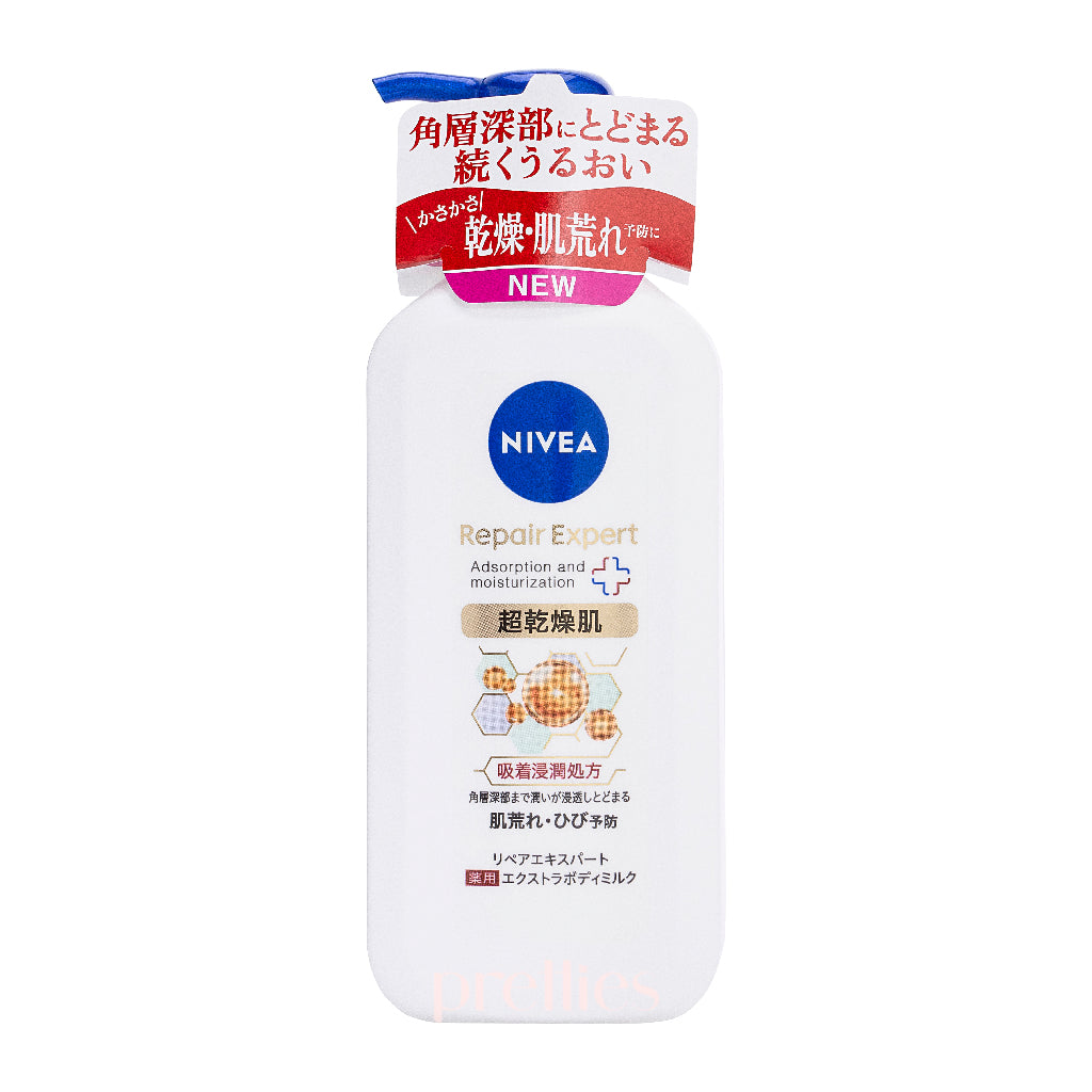 NIVEA Repair Expert Extra Body Lotion for Ultra Dry Skin - 350ml | Deep Hydration & Nourishment for Dry Skin Care - Perfect for Daily Moisturizing & After-Shower Use