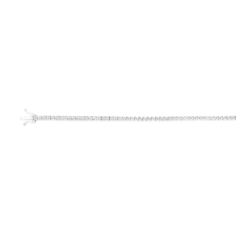 1 Carat Lab Grown Diamond Tennis Bracelet in 9K White Gold - Sparkling Elegance for Weddings, Anniversaries & Special Occasions