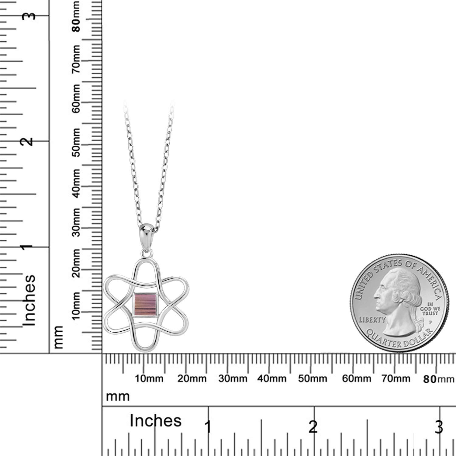 925 Sterling Silver Star of David Pendant Necklace with Jerusalem Nano Bible - 18 Inch Silver Chain for Jewish Jewelry Gifts & Religious Occasions