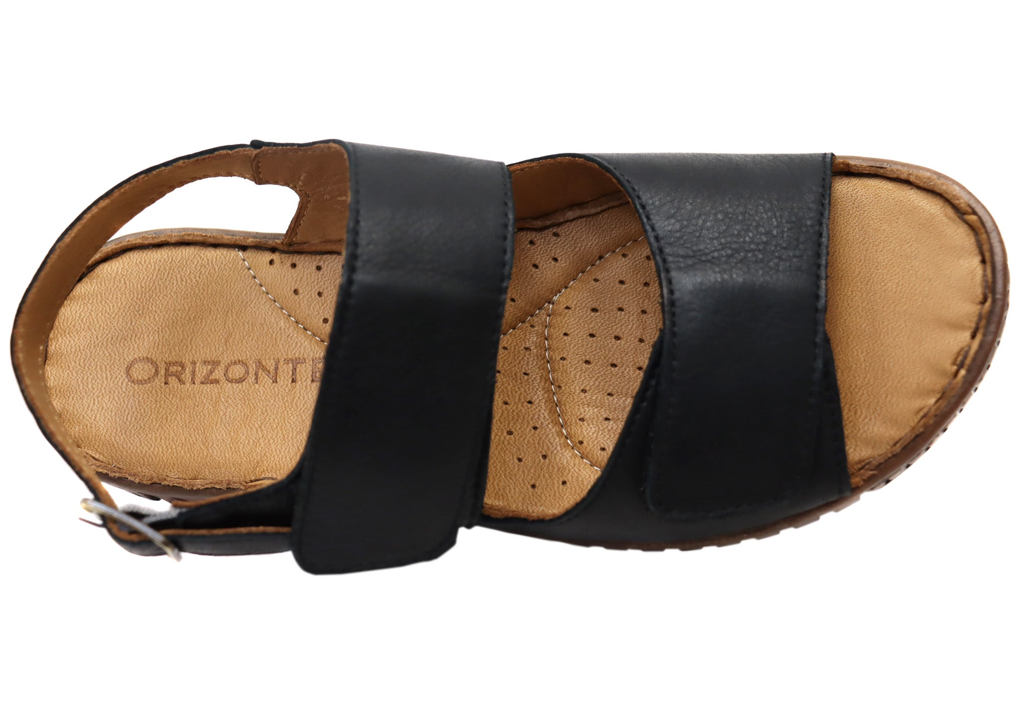 Orizonte Alvie Women's Comfortable Adjustable Leather Sandals - European Style for Walking, Travel & Casual Outfits