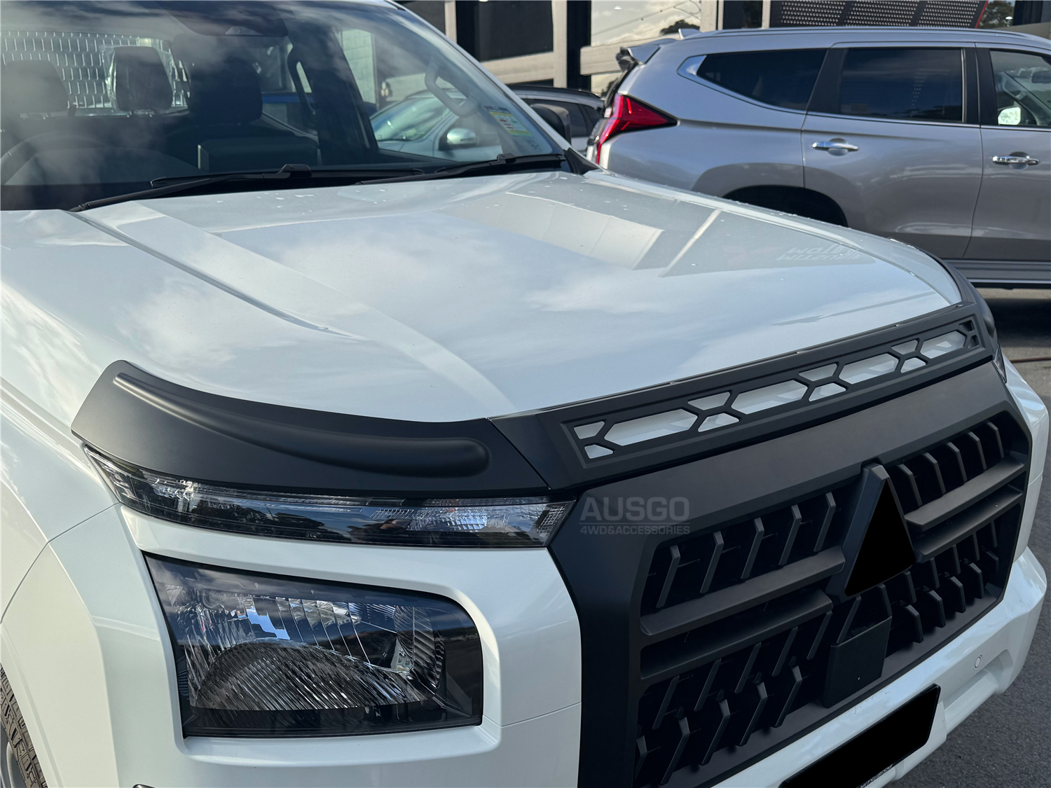 2024 Mitsubishi Triton MV Series Bonnet Protector - Durable Car Hood Cover for Off-Road & Daily Driving Protection