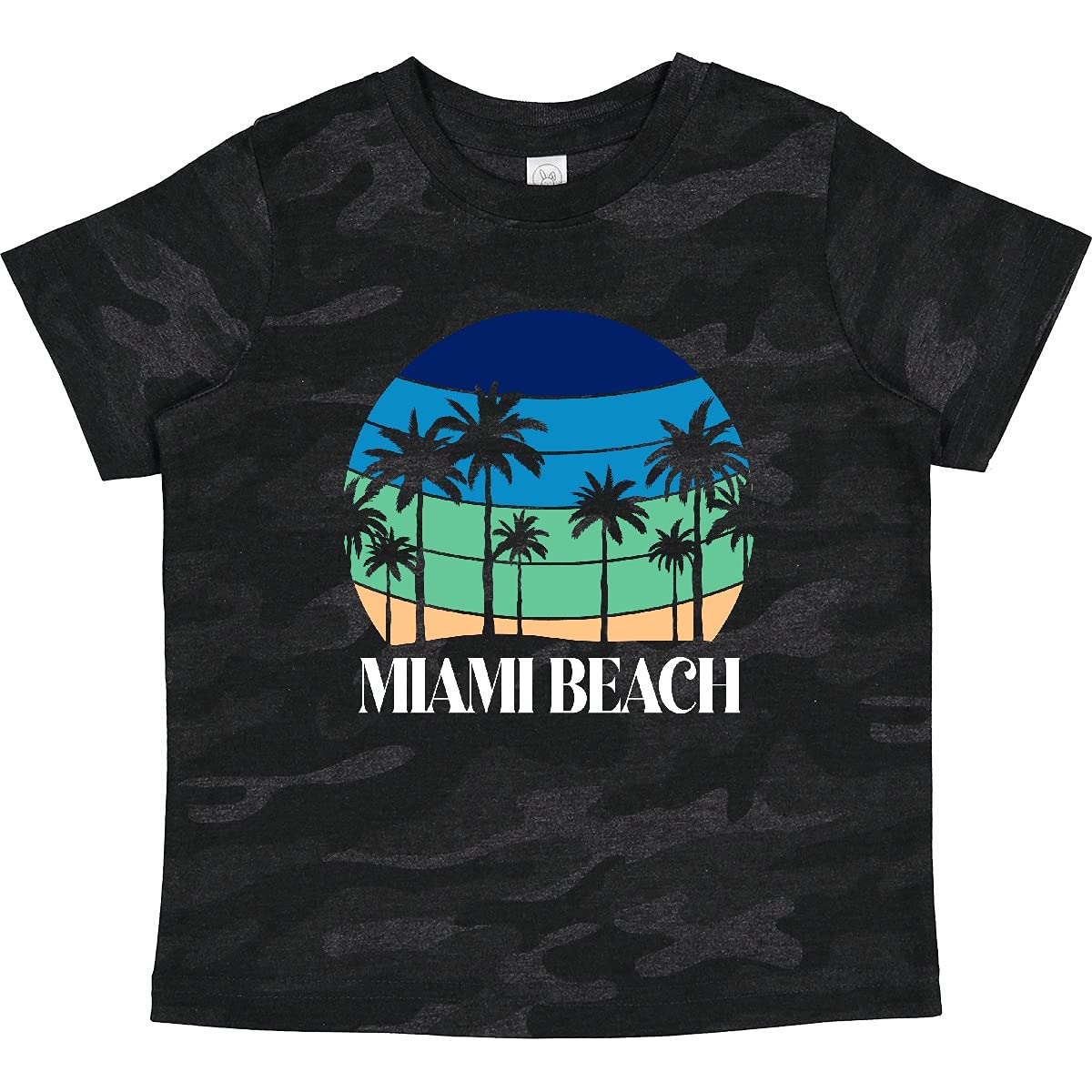 Inktastic Miami Beach Florida Vacation Toddler T-Shirt - Cute Florida Souvenir Tee for Boys & Girls - Perfect for Beach Trips, Family Vacations & Summer Outfits