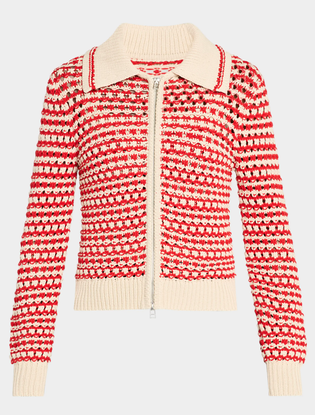 Guest in Residence Kirby Crochet Sweater - Women's Handmade Vintage Style Cardigan for Fall & Winter | Perfect for Coffee Dates, Office Wear & Cozy Evenings