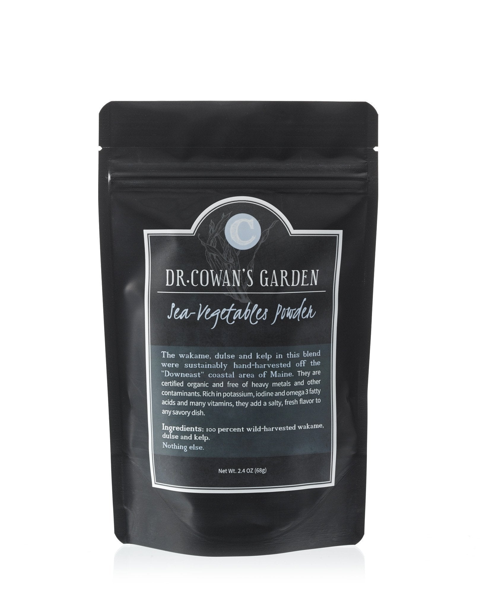 Organic Wild-Harvested Sea Vegetables Powder | Nutrient-Rich Superfood | Refill Pouch for Smoothies, Soups & Healthy Recipes