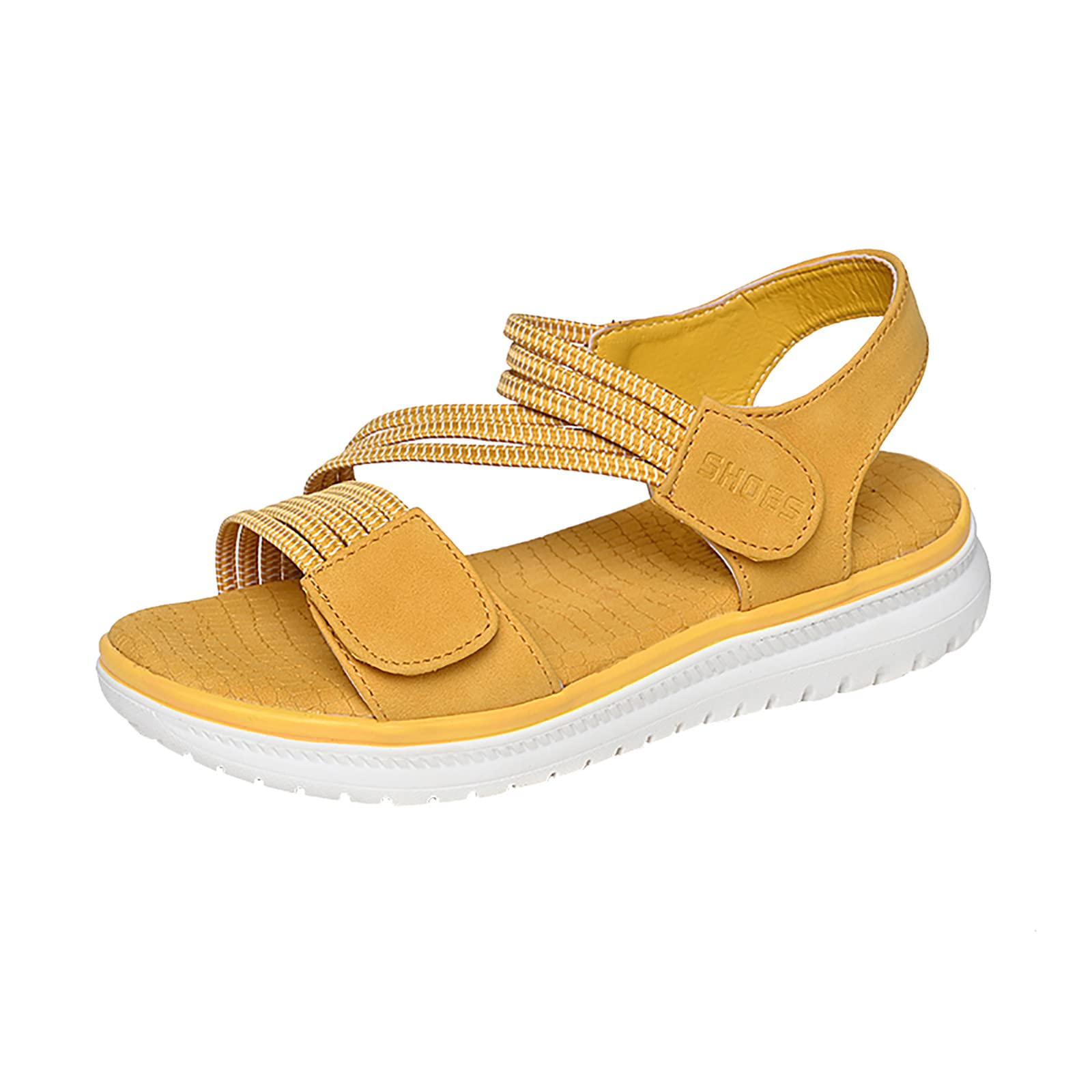 Women's Platform Sandals - Stylish Solid Color Fashion Wedge Sandals for Women | Size 8 | Perfect for Summer Outfits, Beach Vacations & Casual Wear