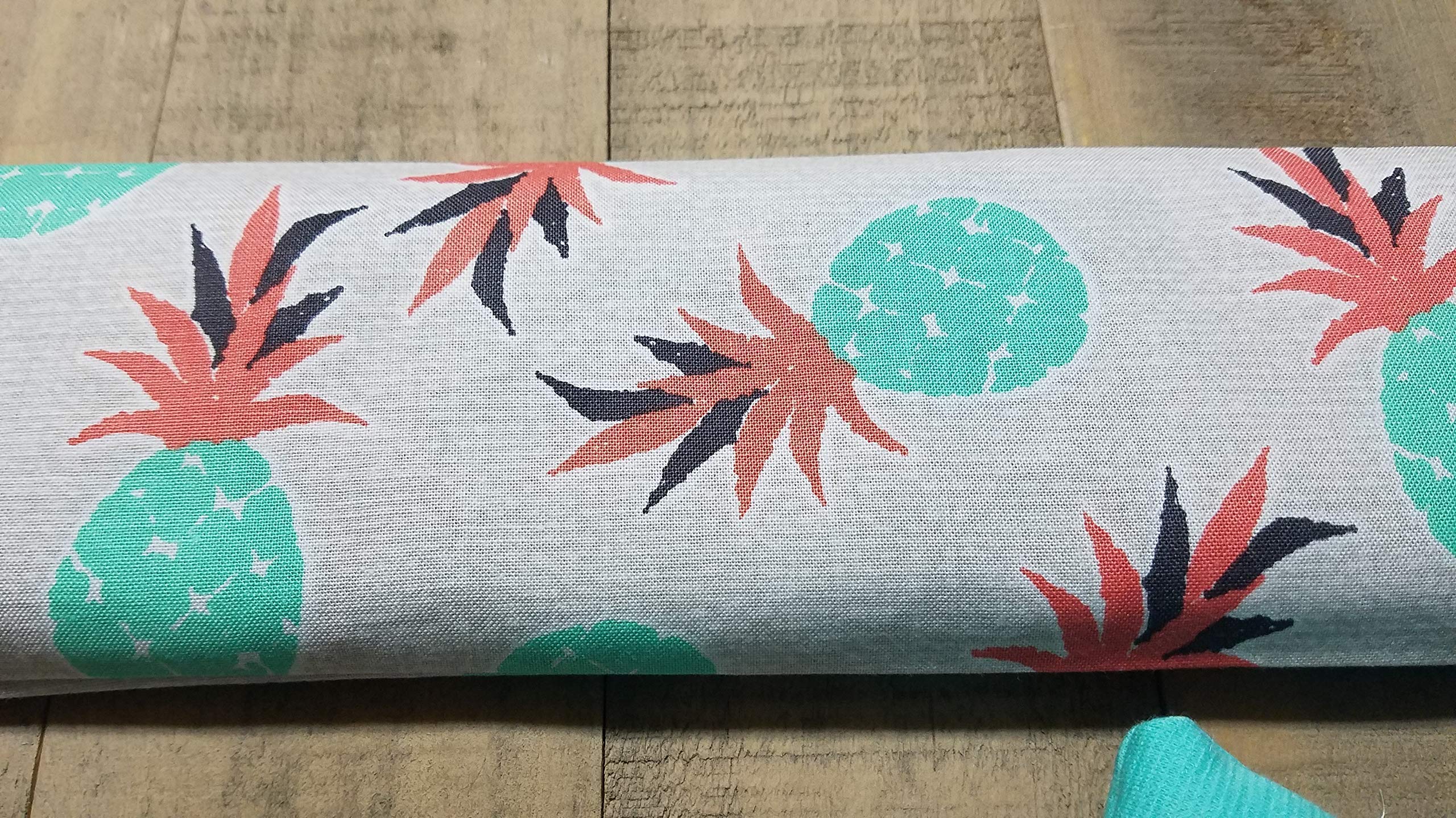 Blue Pineapple Wrist Rest Pad for Computer Keyboard & Mouse - Ergonomic Support with Flax Seeds & Essential Oil Options - Perfect for Office, Gaming & Long Computer Work Sessions