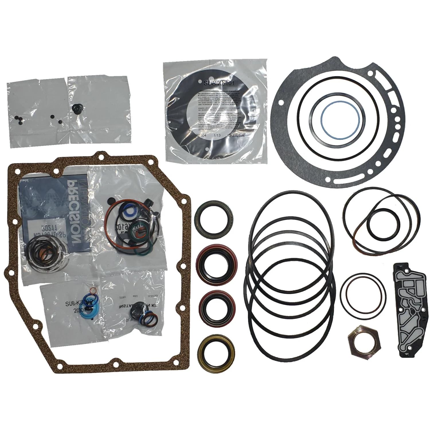 42RLE Transmission Rebuild Kit - Master Overhaul Kit with Clutches & Steels (No Pistons) | Automatic Transmission Repair for Jeep, Dodge & Chrysler Vehicles