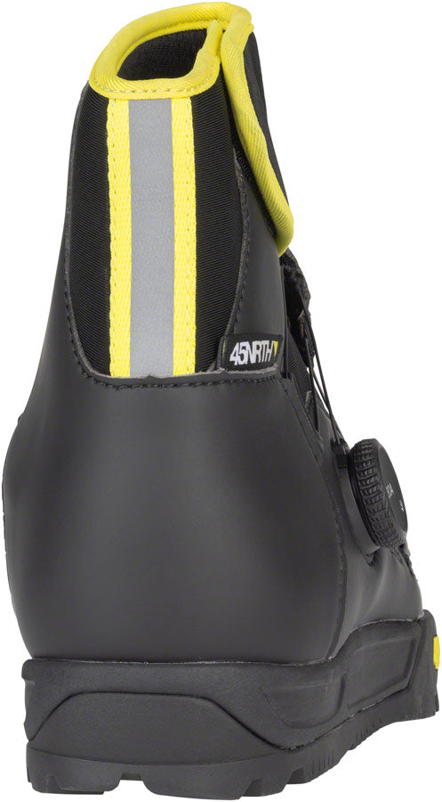 45NRTH Ragnarok BOA Cycling Boots - Waterproof Winter Bike Shoes for Men & Women, Black, Size 37 - Ideal for Cold Weather Commuting, Mountain Biking & Snow Trail Riding