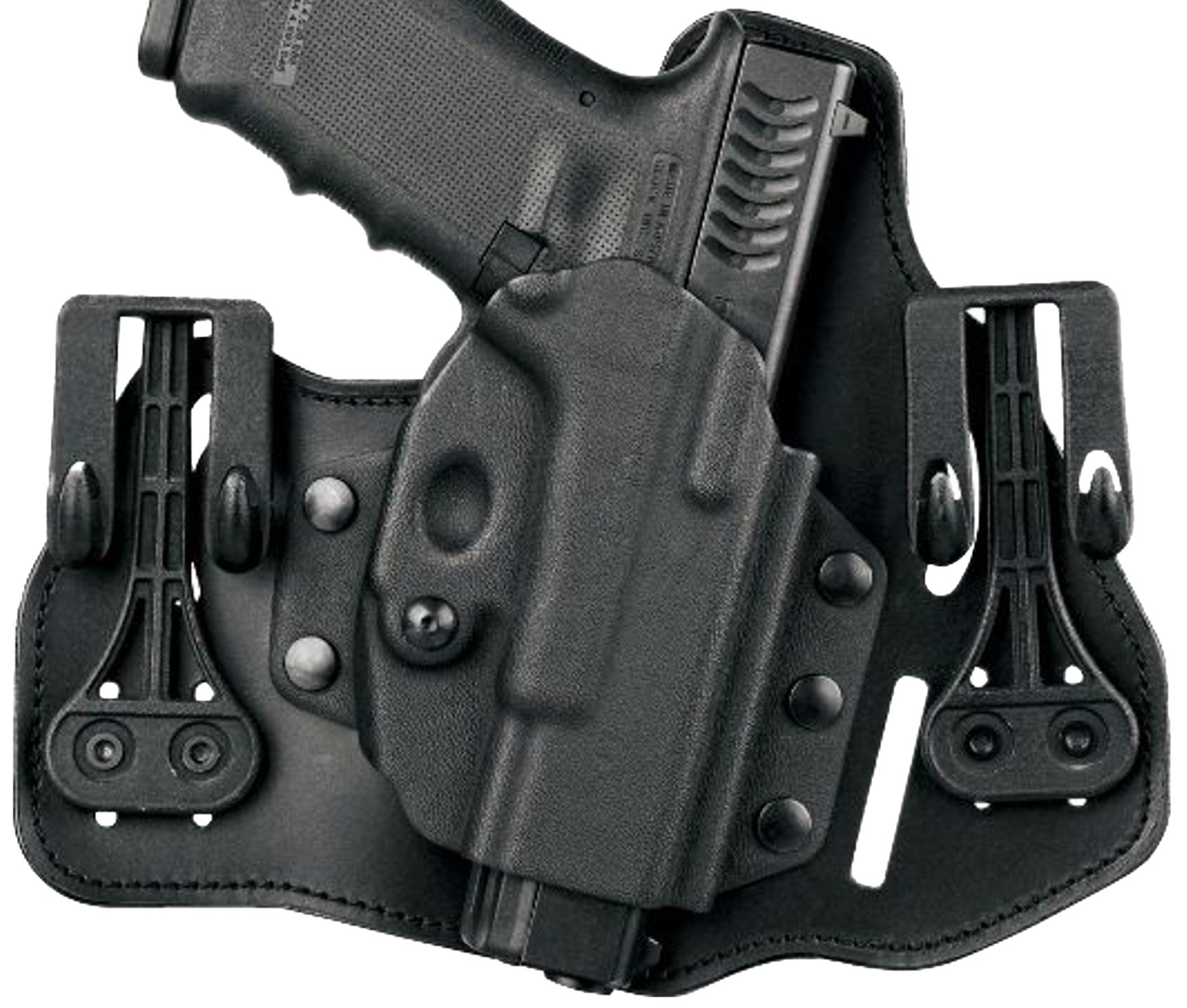 BLACKHAWK Leather Tuckable Pancake Holster for Concealed Carry - Comfortable IWB Gun Holster for Pistols & Revolvers | Perfect for Everyday Carry, Tactical Training & Outdoor Activities