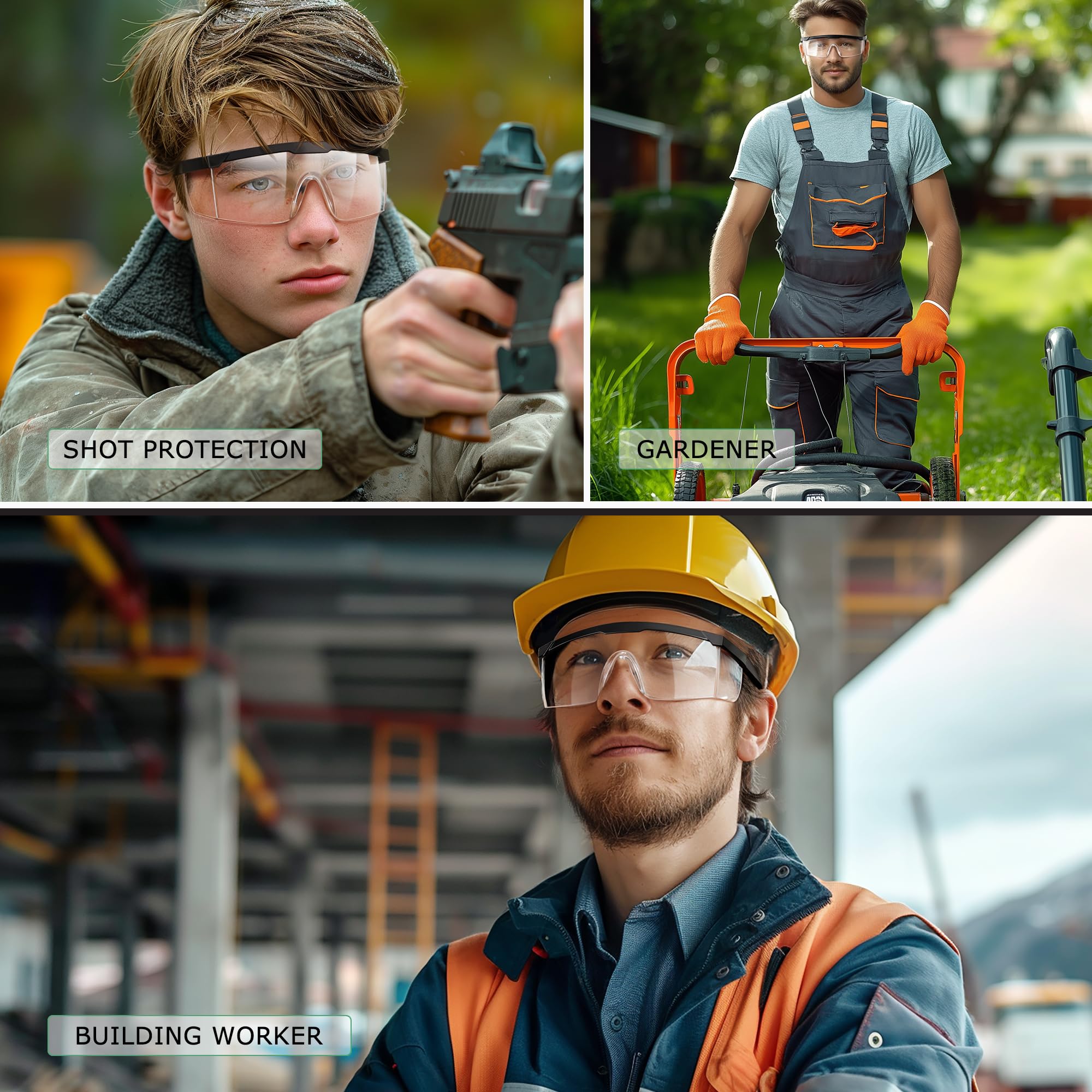 Safety Goggles Over Glasses - Anti Fog Protective Eyewear for Lab Work & Chemistry | ANSI Certified Eye Protection for Professionals & DIY Projects