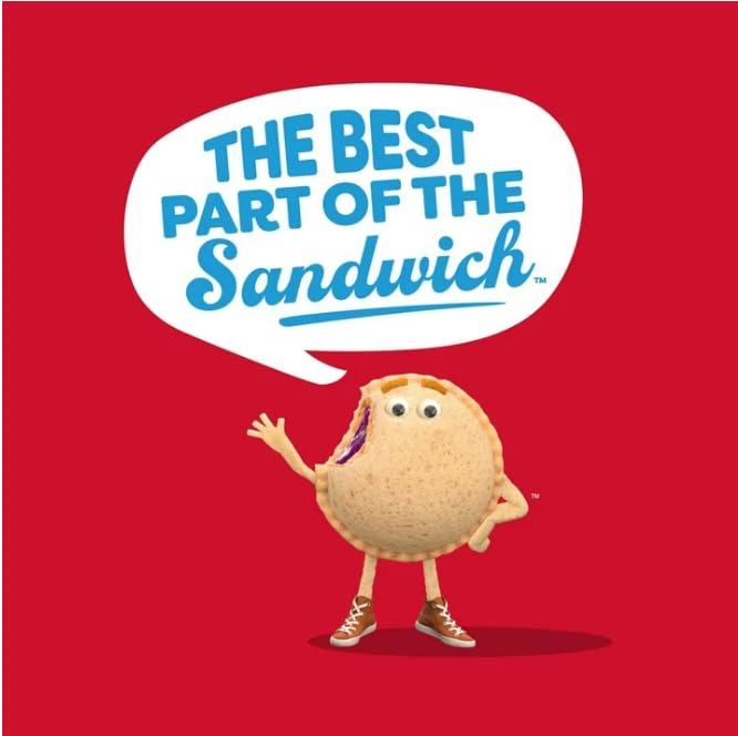 Uncrustables Peanut Butter & Strawberry Jam Frozen Sandwiches - 16 Packs (64 Count) | No-Crust PB&J Snacks for Kids Lunch, School, Picnics & On-the-Go