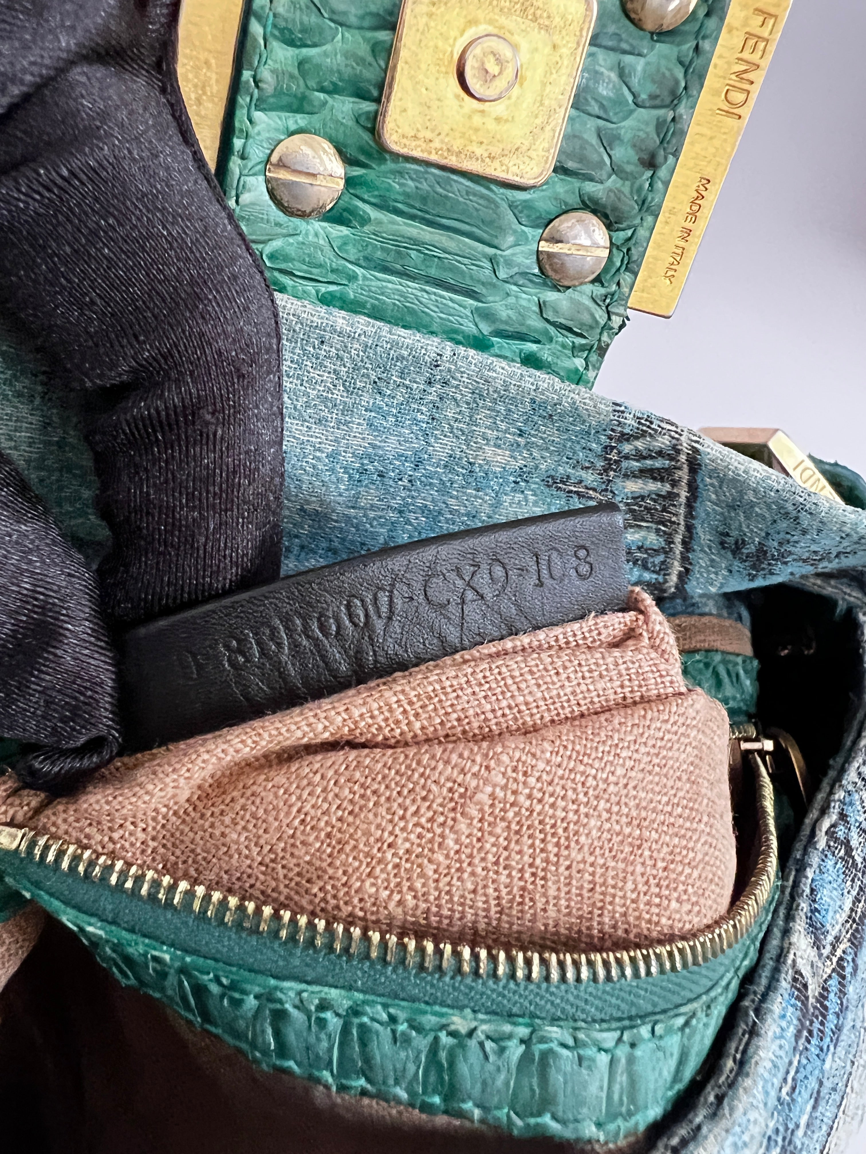 Fendi Limited Edition Denim Baguette Shoulder Bag - Vintage Designer Handbag for Women | Perfect for Casual Outings, Date Nights & Fashion Events