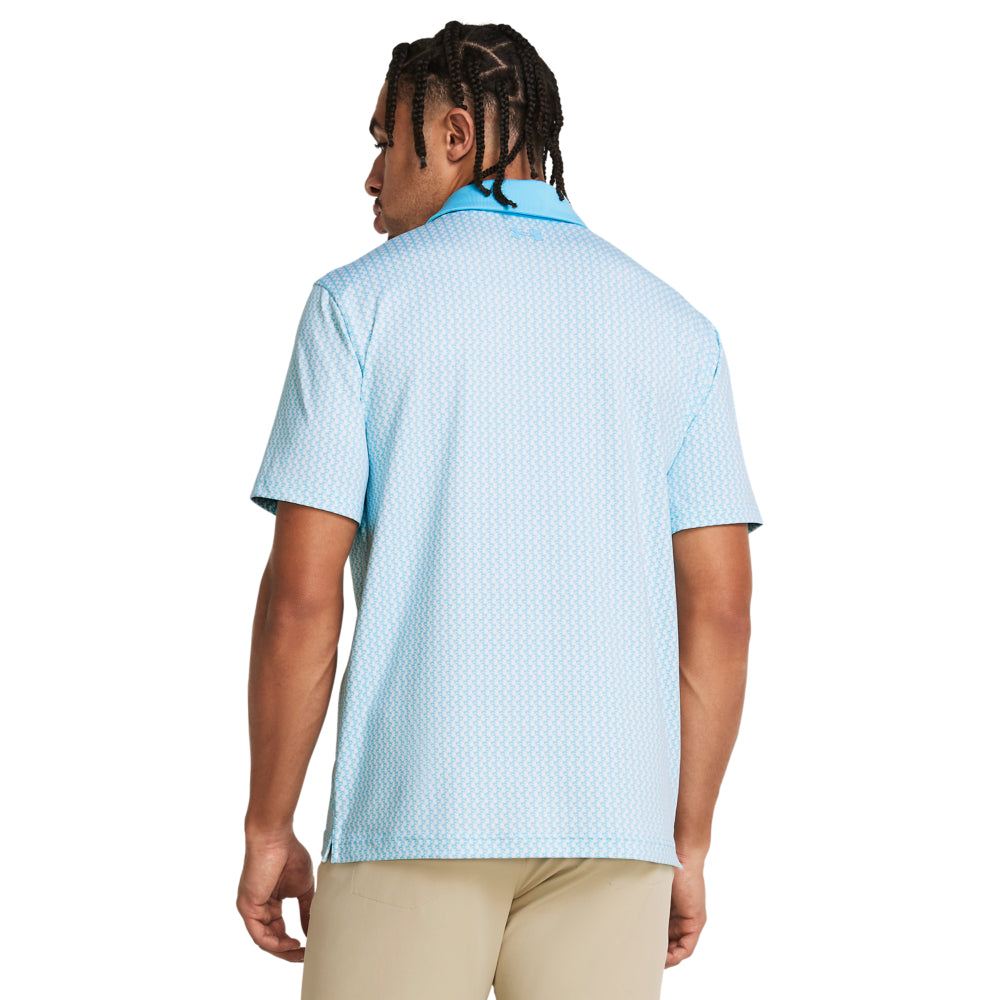 Men's Under Armour Playoff Printed Polo Shirt - Moisture-Wicking, Breathable & Quick-Dry Performance Golf & Casual Wear