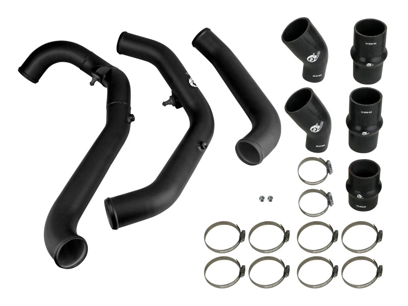 aFe Bladerunner Intercooler Tubes Hot Side 2.5in for 2017-2020 Ford F-150 Raptor V6 3.5L EcoBoost (Twin-Turbo) - Performance Upgrade for Off-Road & Towing Scenarios