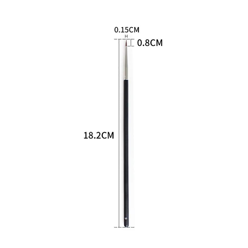 3 Pcs Professional Eyeliner Brush Set - Ultra Fine Tip Eye Makeup Applicator for Liquid & Gel Liners - Perfect for Winged Eyeliner, Smokey Eyes & Precise Makeup Application (Makeup Brushes & Tools)