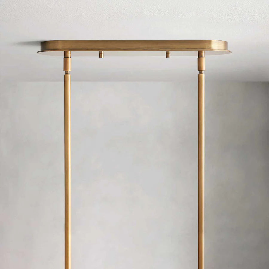 Remming Linear Pendant Light - Modern LED Hanging Fixture for Kitchen Island, Dining Room & Bedroom Lighting | Dimmable & Energy Efficient