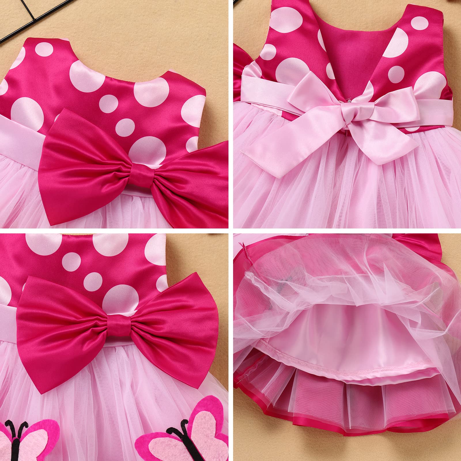 Baby Girl Princess Tutu Dress & Headband Set for Cake Smash, Birthday Party & Baptism - Perfect for 1st Birthday Photo Shoot, Princess Theme Party & Special Occasions
