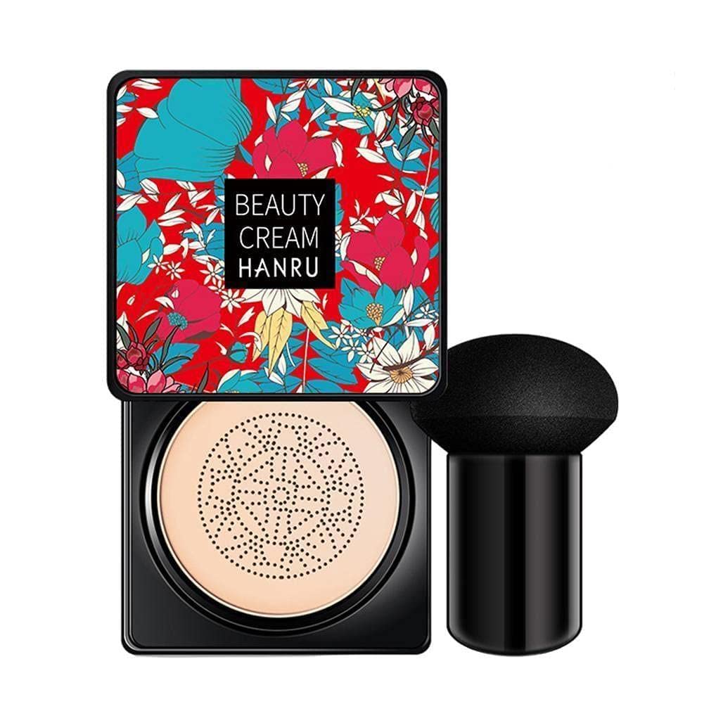 Waterproof Mushroom Head Cushion BB Cream - Brightening Concealer & CC Cream with Face Whitening Foundation | Perfect for Daily Makeup, Natural Coverage & Flawless Finish