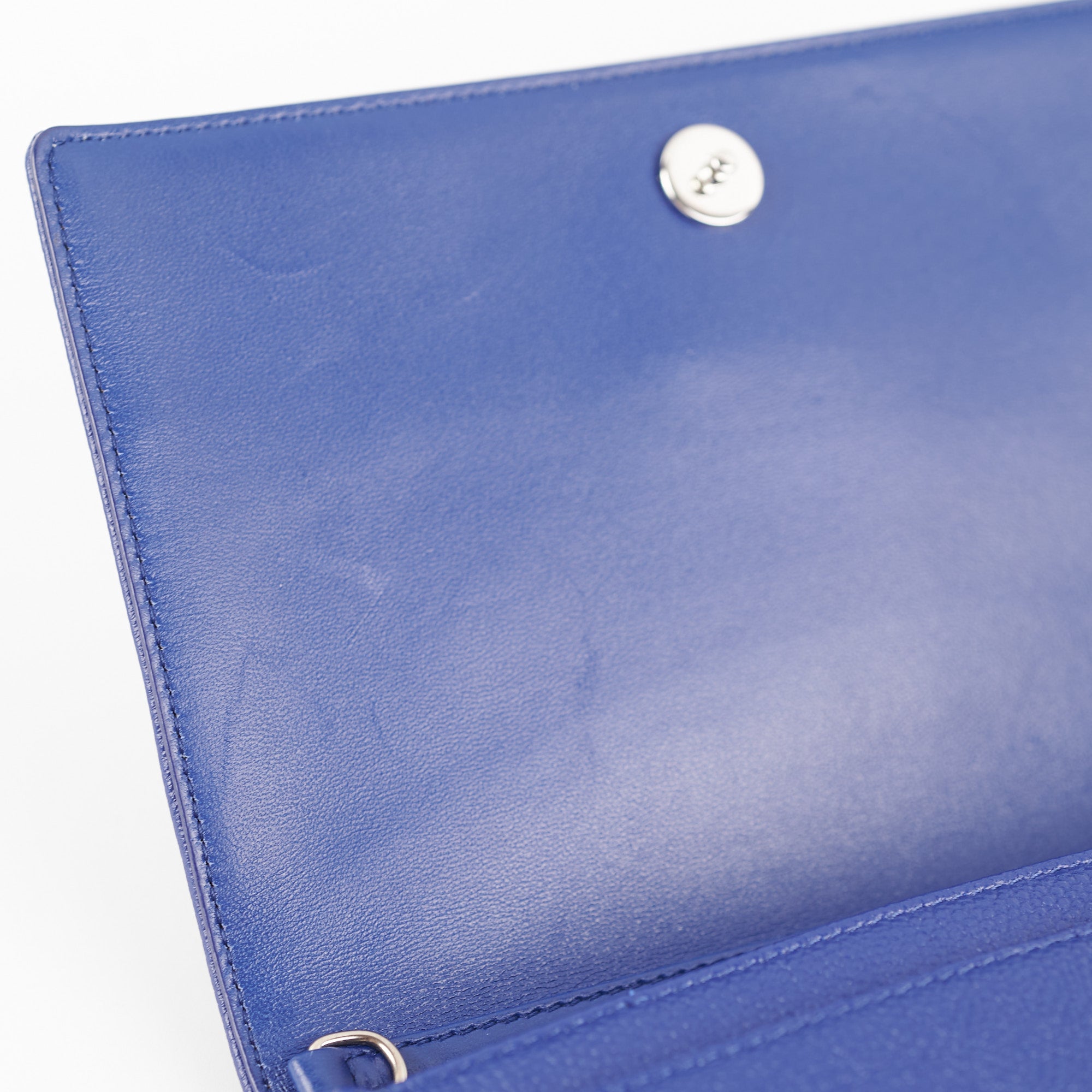 Dior Diorama Wallet On Chain WOC Blue Crossbody Bag - Luxury Designer Handbag for Women | Perfect for Evening Parties, Date Nights & Special Occasions