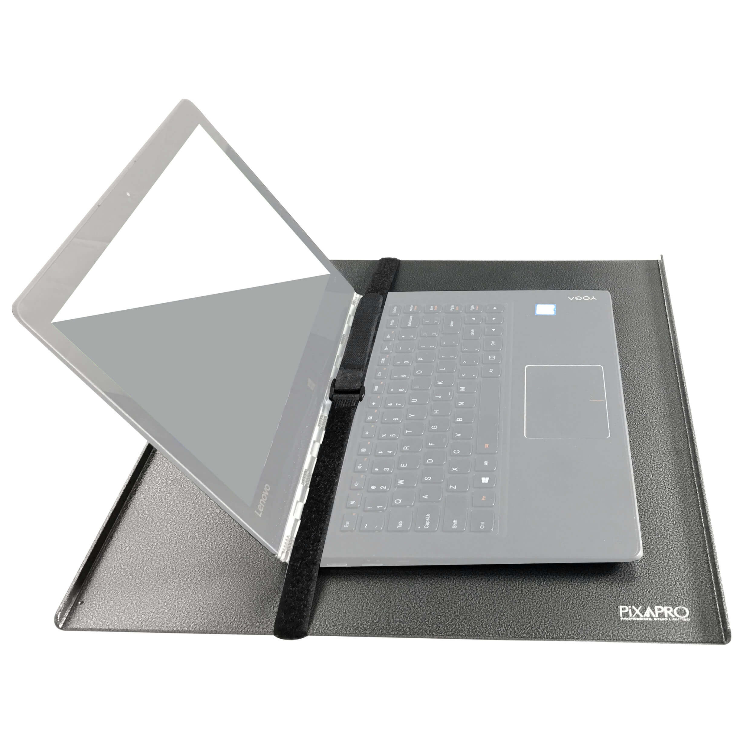 45x40.5cm Portable Laptop Tray with Adjustable Strap - Quick Setup Foldable Desk for Work, Study & Dining - Perfect for Home Office, Bed, Sofa & Outdoor Use
