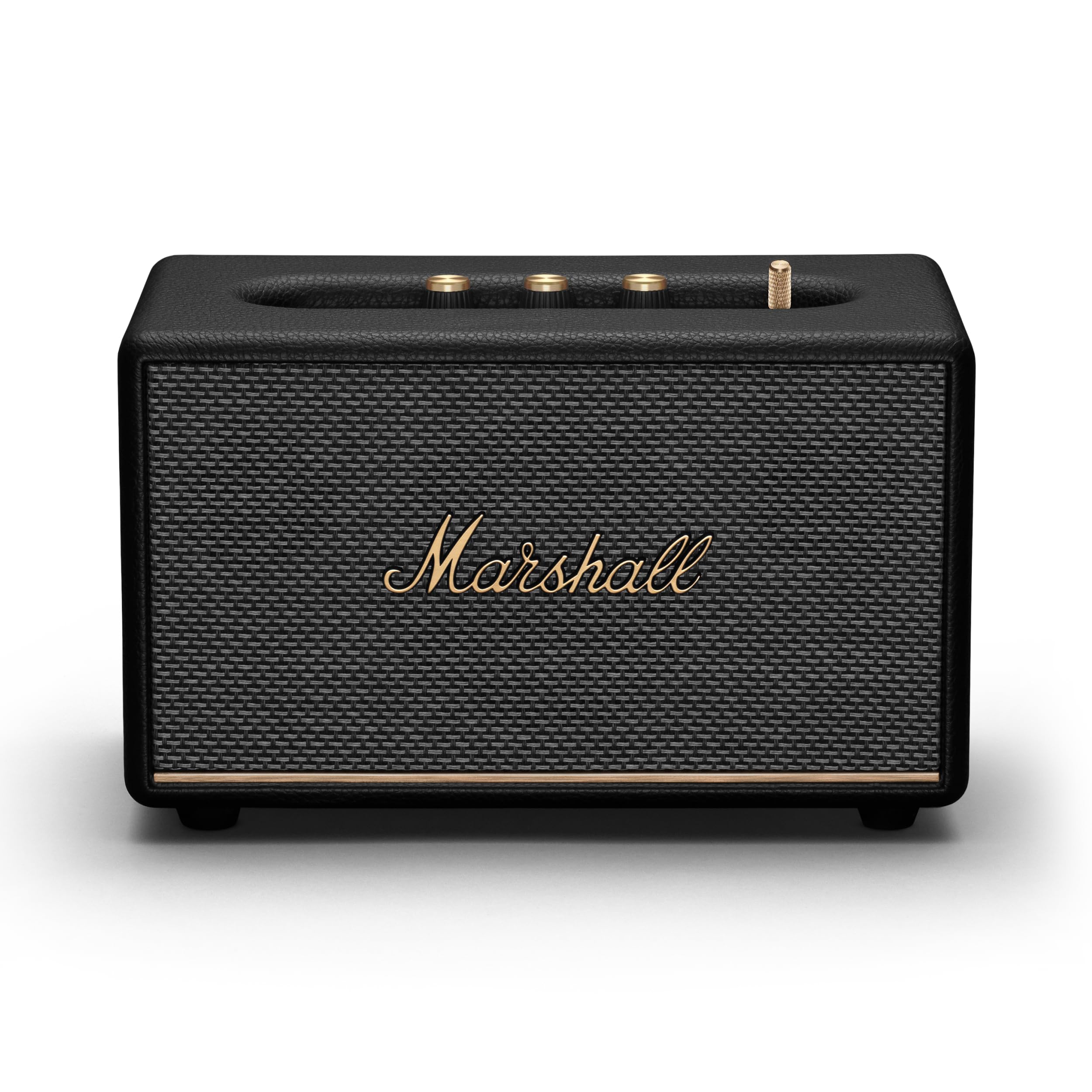 Marshall Acton III Wireless Bluetooth Speaker for Home - Premium Sound, Portable, Multi-Room Connectivity, Black - Perfect for Living Room, Bedroom, and Outdoor Parties