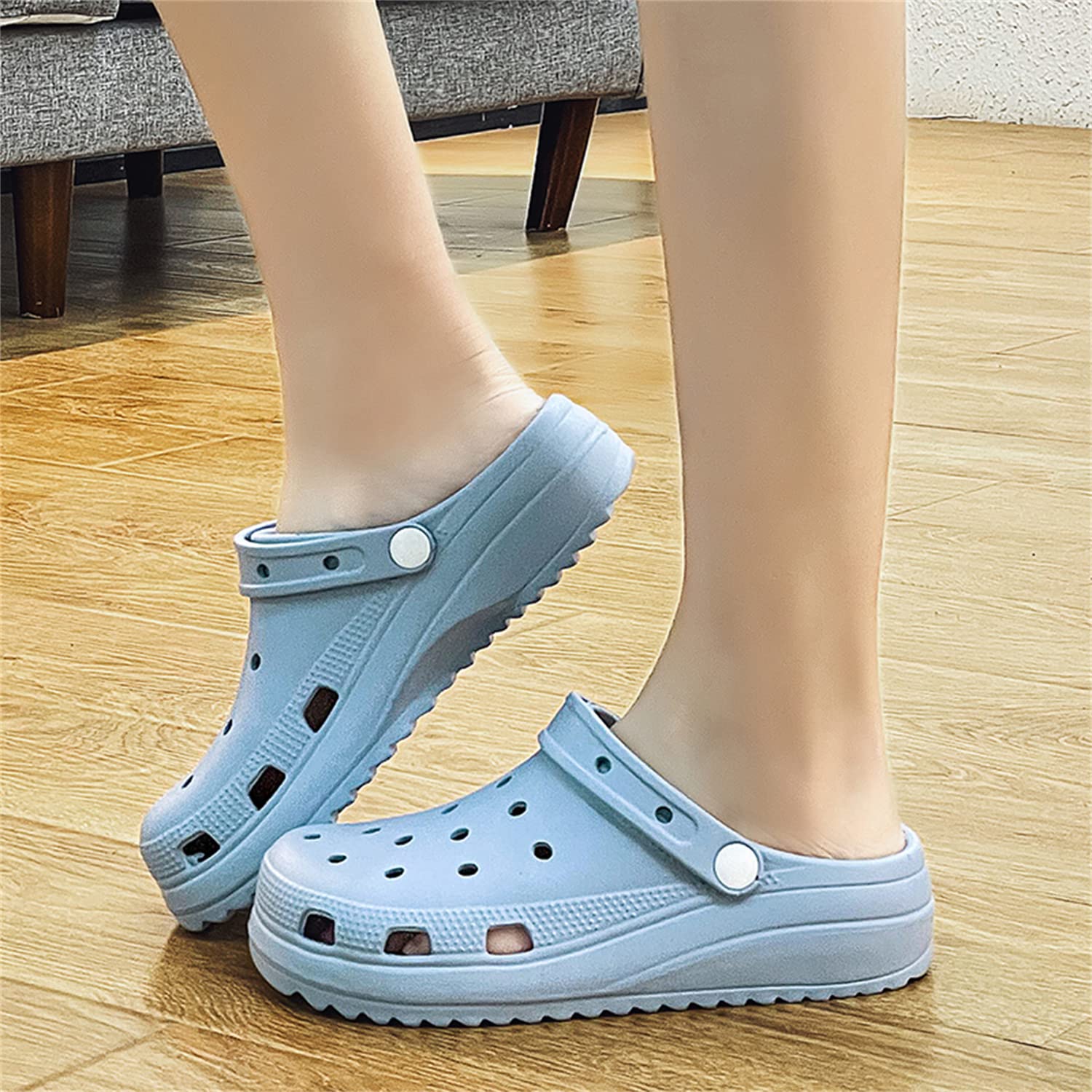 **Women's Garden Clogs - Breathable Water Shoes for Beach, Pool & Bathing | Comfortable Sandals & Slippers for Walking, Home & Travel**    *(Perfect for Gardening, Swimming, Beach Trips & Indoor Comfort)*