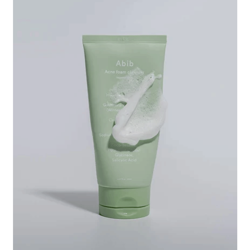 Abib Heartleaf Acne Foam Cleanser 150ml - Gentle Face Wash for Oily & Acne-Prone Skin - Daily Skincare Routine for Clear, Healthy Complexion
