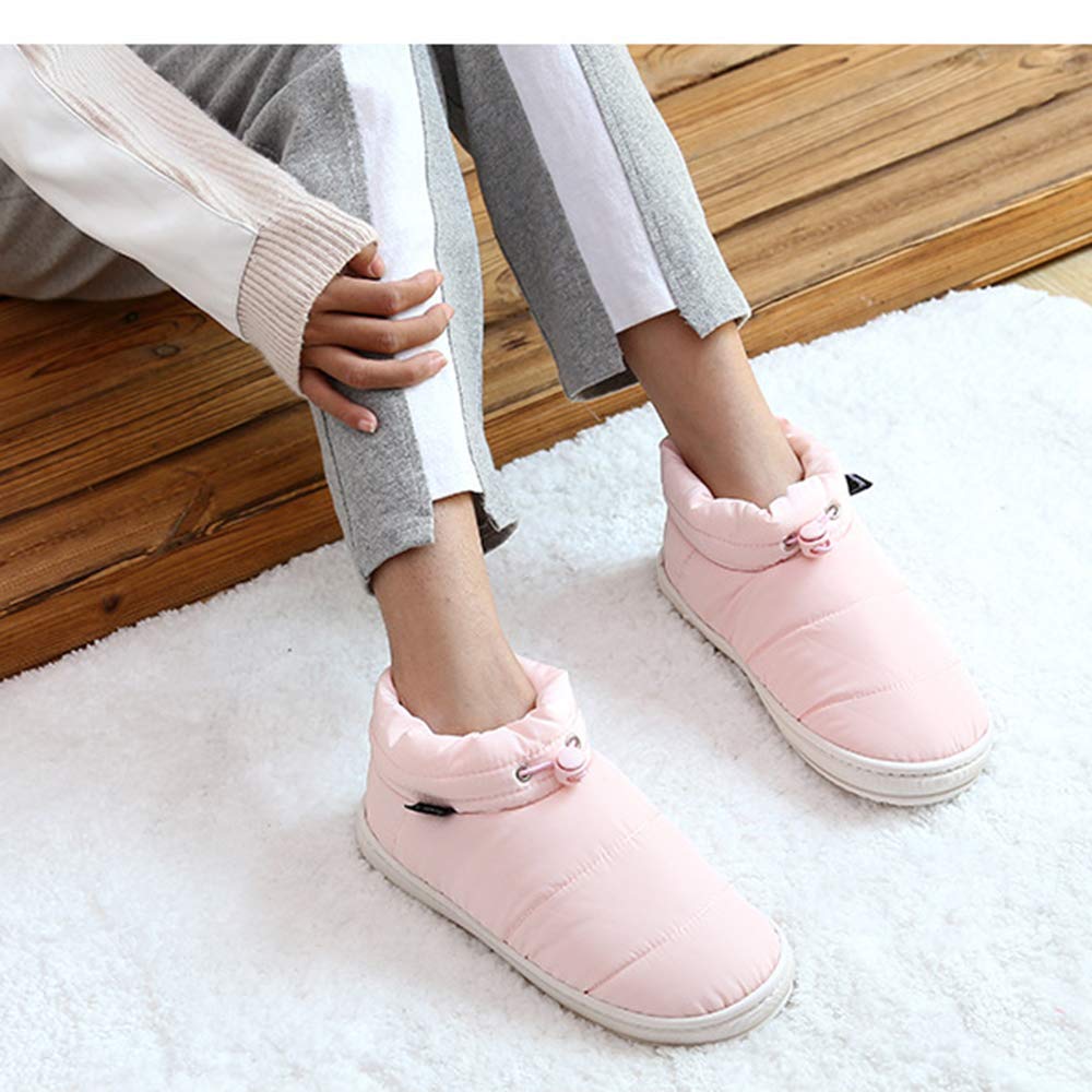 Women's Memory Foam Bootie Slippers - Warm & Cozy Indoor/Outdoor House Shoes for Winter Comfort - Perfect for Lounging, Home Office & Quick Errands