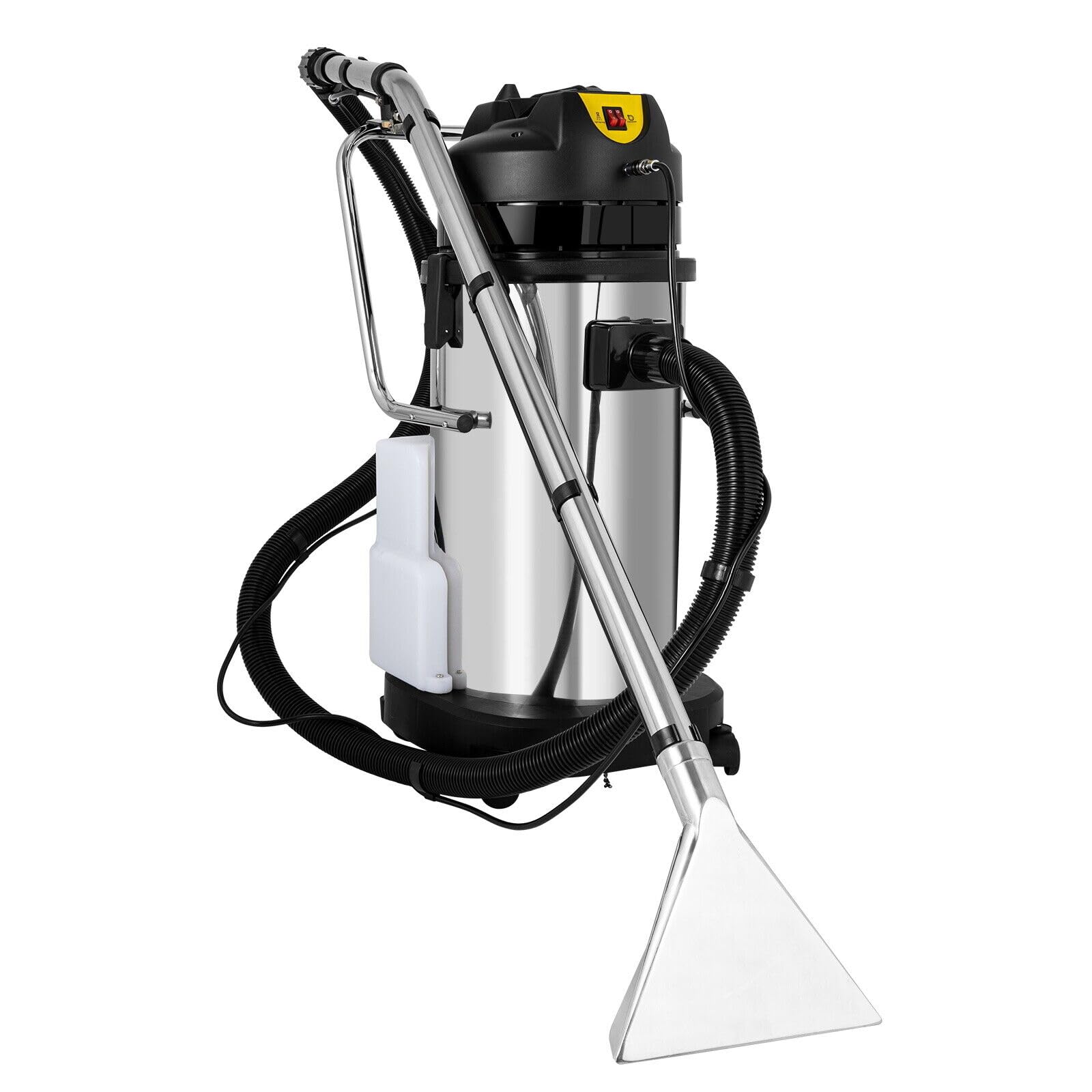 40L Commercial Carpet Cleaning Machine - Heavy Duty Carpet Extractor with Sprayer & Floor Brush - 110V Carpet Vacuum Washer for Deep Cleaning in Offices, Hotels, and Homes