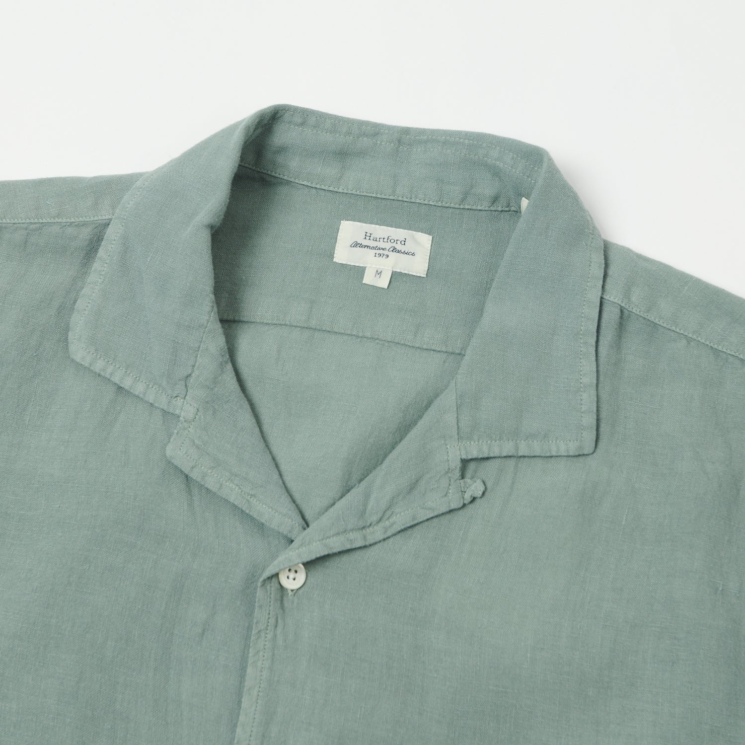 Hartford AZ04001 Men's Linen Short Sleeve Casual Shirt with Cactus Print - Perfect for Summer Outings, Beach Vacations & Outdoor Adventures
