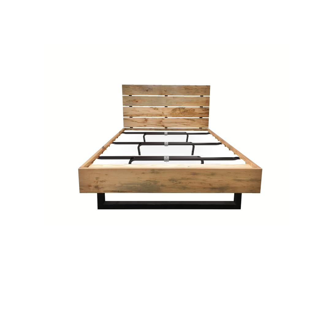 Heavy-Duty Adjustable Bed Frame Support System - 3 Steel Slats & 6 Legs - Universal Fit for Full, Queen & King Size Beds - Easy Installation - Made with USA Steel - Perfect for Bedroom Furniture Support & Mattress Foundation