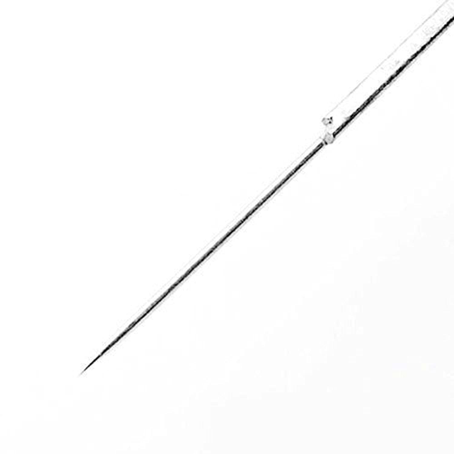 50pcs Disposable Bugpin Tattoo Needles - Premium 1RL Round Liner Needles for Professional Tattoo Artists | Ideal for Fine Line Work, Detailing & Permanent Makeup