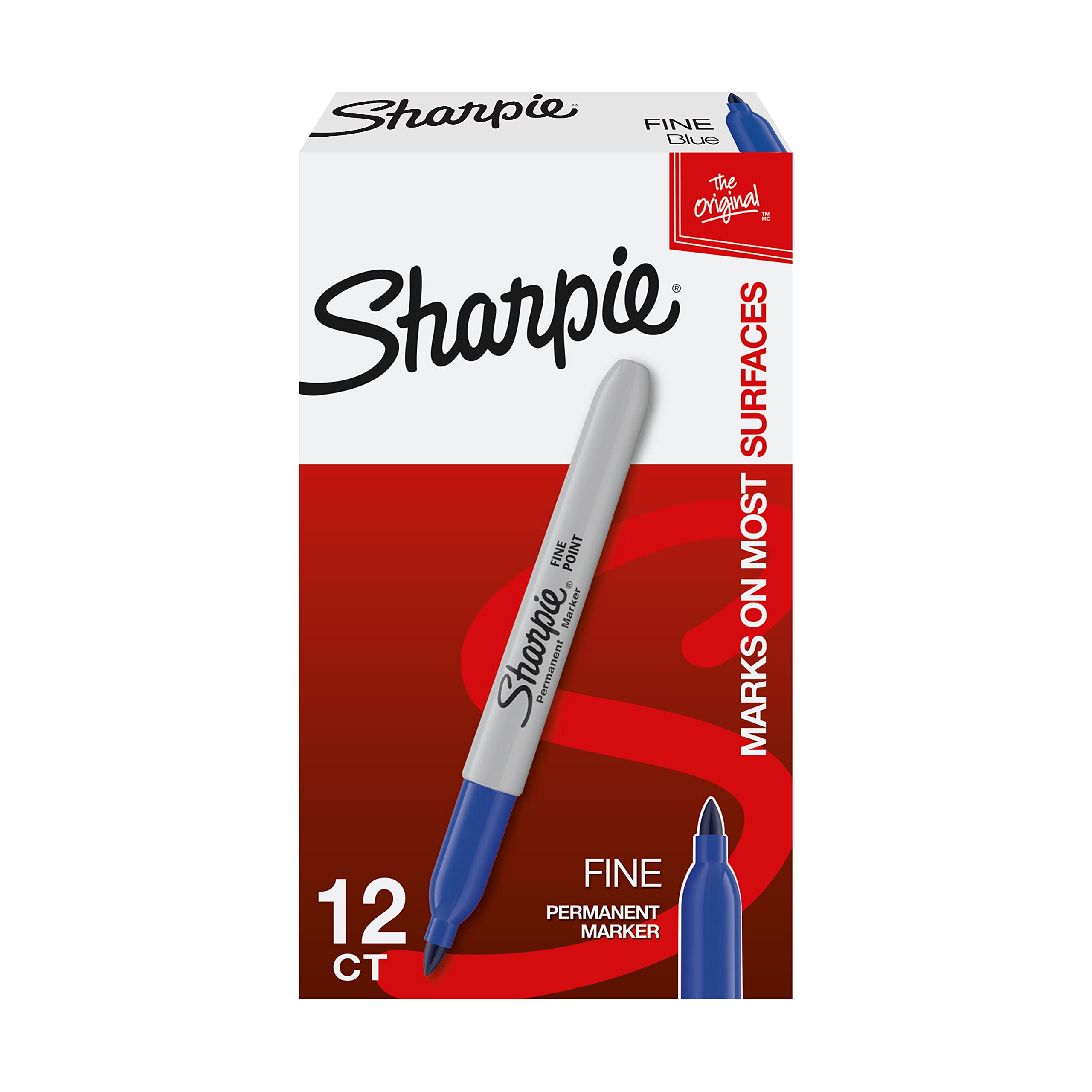 Sharpie Fine Point Permanent Markers - Ideal for Office & School Use
