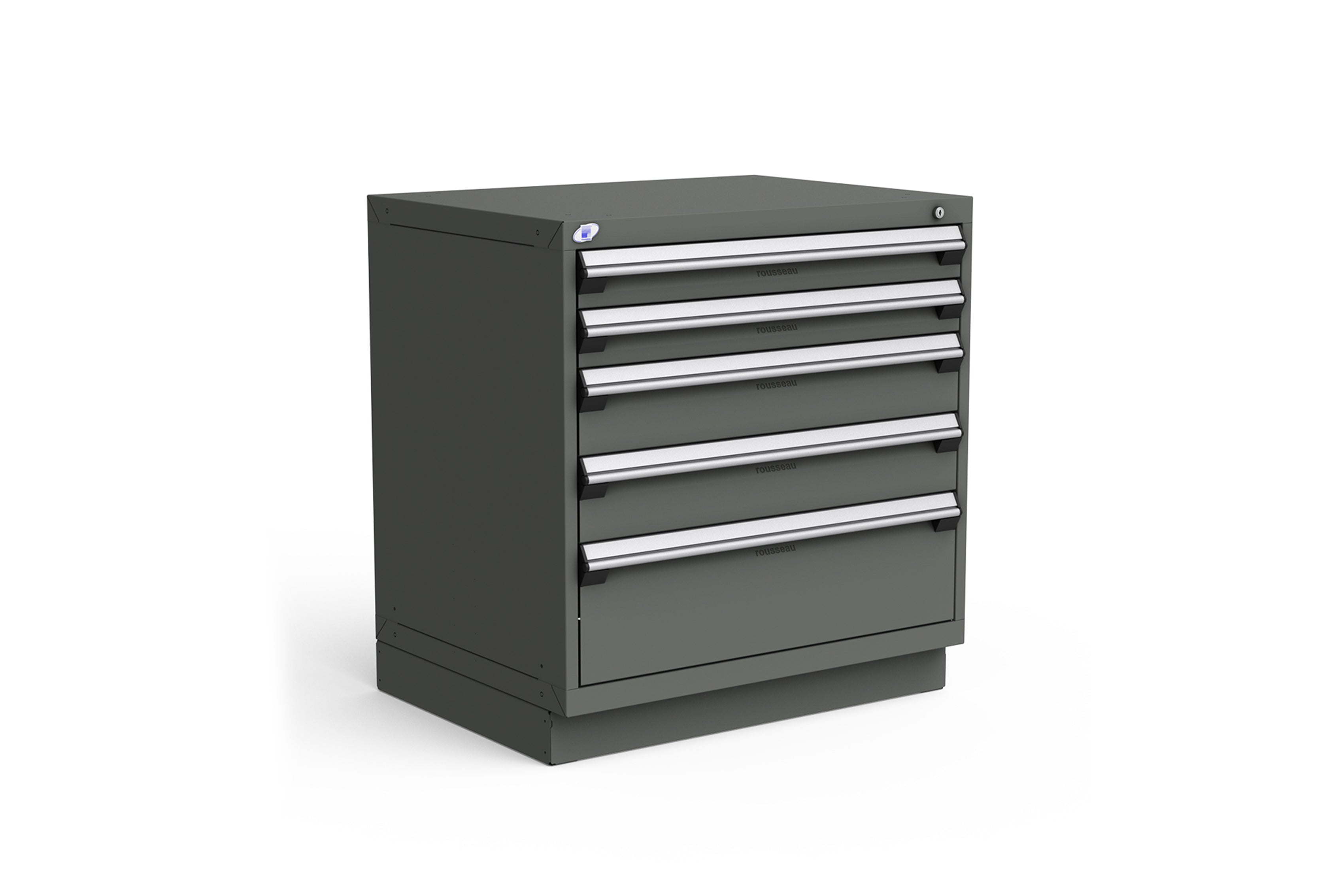 Rousseau 5-Drawer Storage Cabinet - Modern Wooden Dresser for Bedroom & Living Room - Perfect for Organizing Clothes, Toys, and Home Essentials