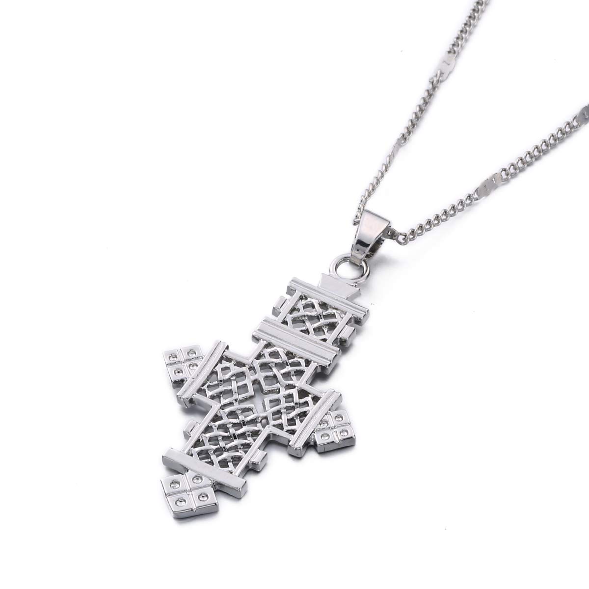 Ethiopian Cross Pendant Necklace - Handmade Eritrean Christian Jewelry for Women & Men | Perfect for Church, Weddings & Cultural Celebrations
