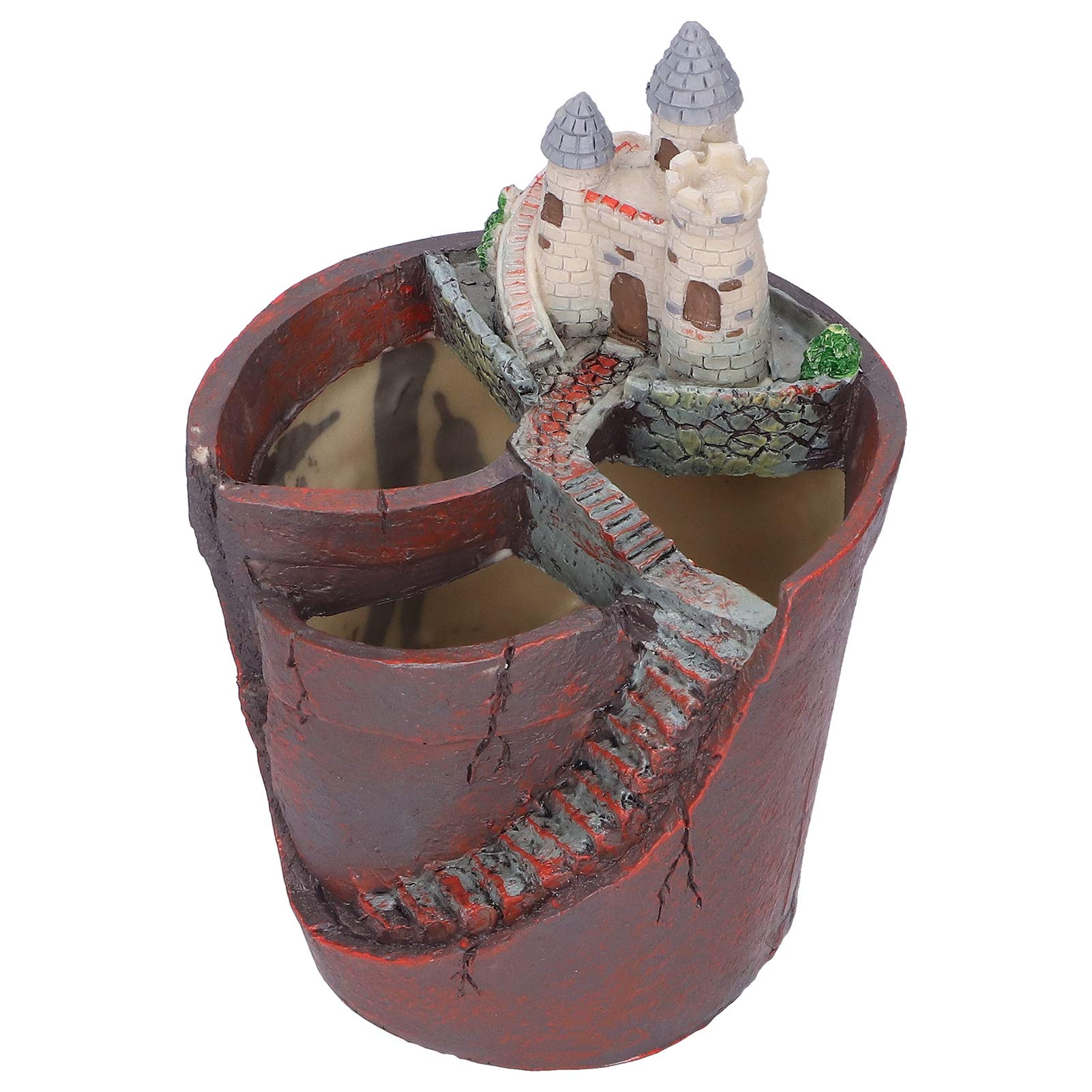 Lightweight Succulent Plant Pots - Castle-Shaped Decorative Planters for Indoor Plants, Home Office Decor, Garden & Hotel Use | Perfect for Succulents, Herbs & Small Flowers