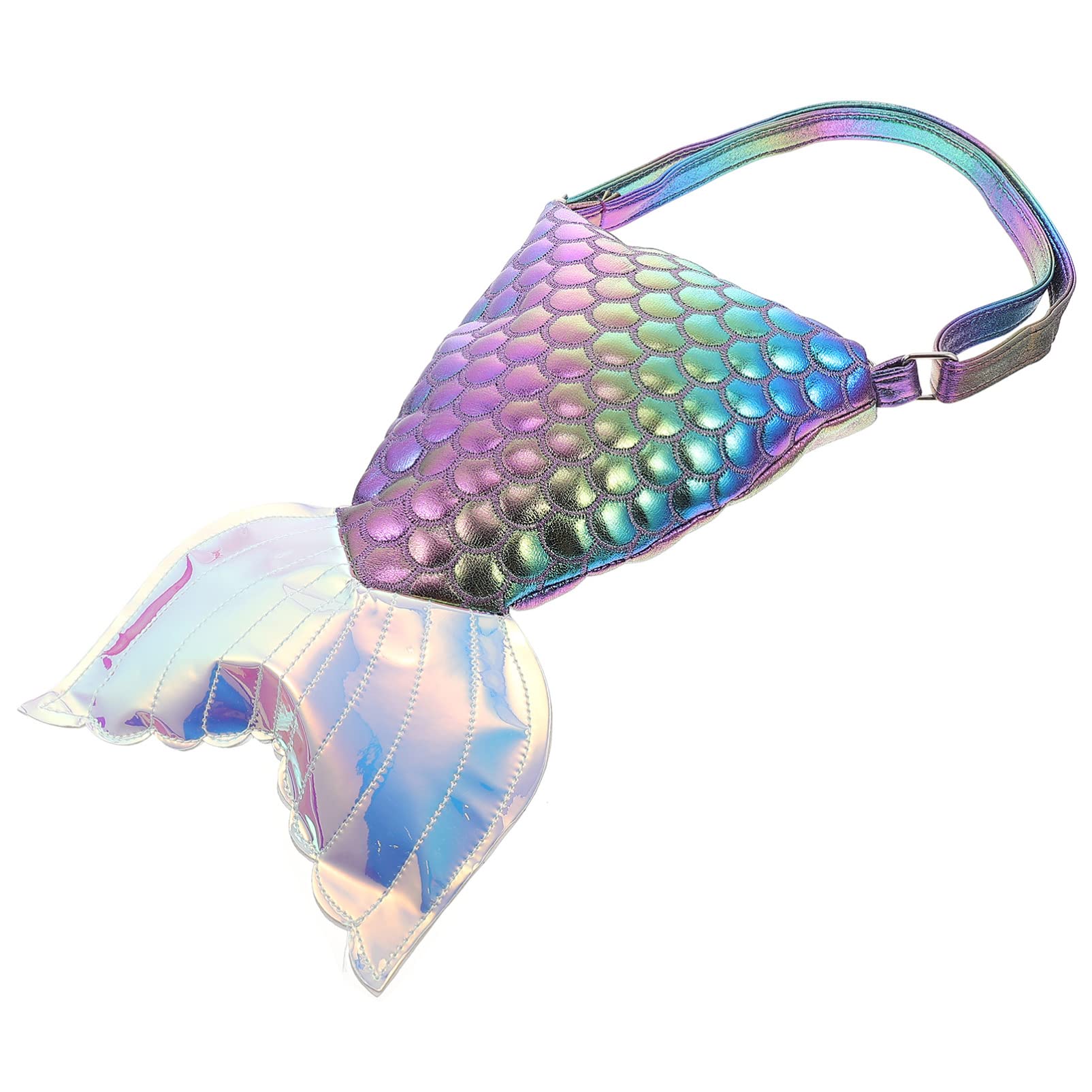 KESYOO Cute Mermaid Tail Crossbody Bag for Women - Fashionable & Creative Shoulder Purse with Spacious Storage | Perfect for Beach, Party, Travel & Daily Use