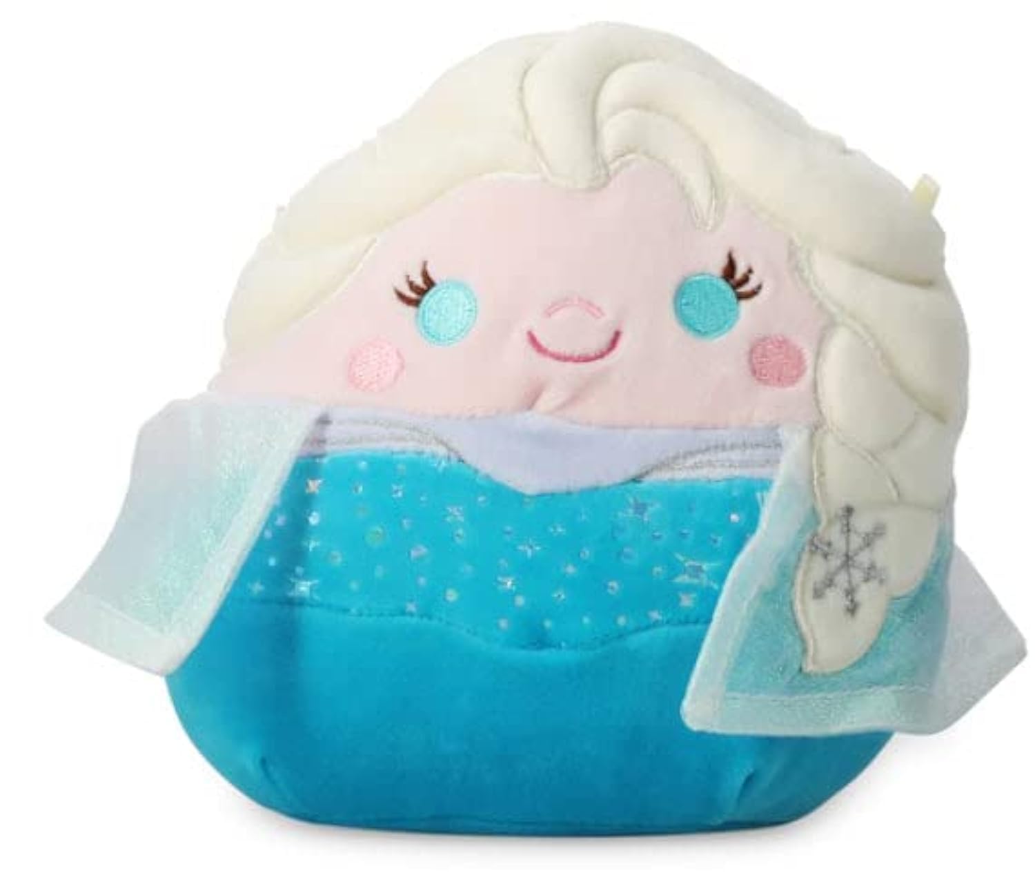 Official Squishmallows Disney Elsa Plush Toy - 7 Inch Ultra Soft Stuffed Animal for Kids (Perfect for Birthday Gifts, Room Decor & Cuddling)
