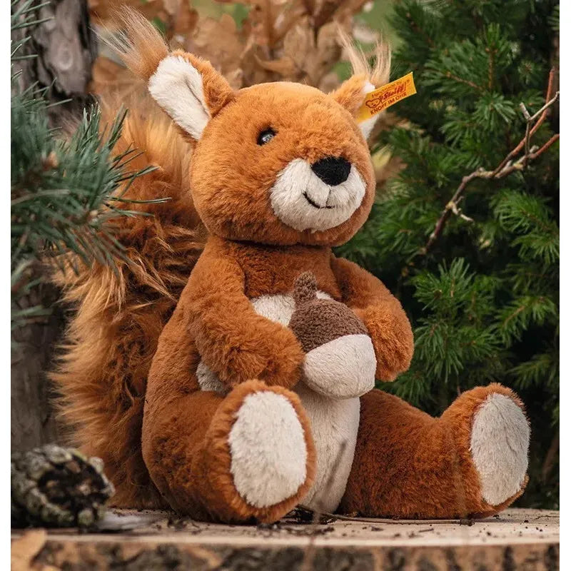 Soft Cuddly Plush Squirrel Toy - Adorable Stuffed Animal for Kids & Toddlers - Perfect for Cuddling, Gifts, and Nursery Decor