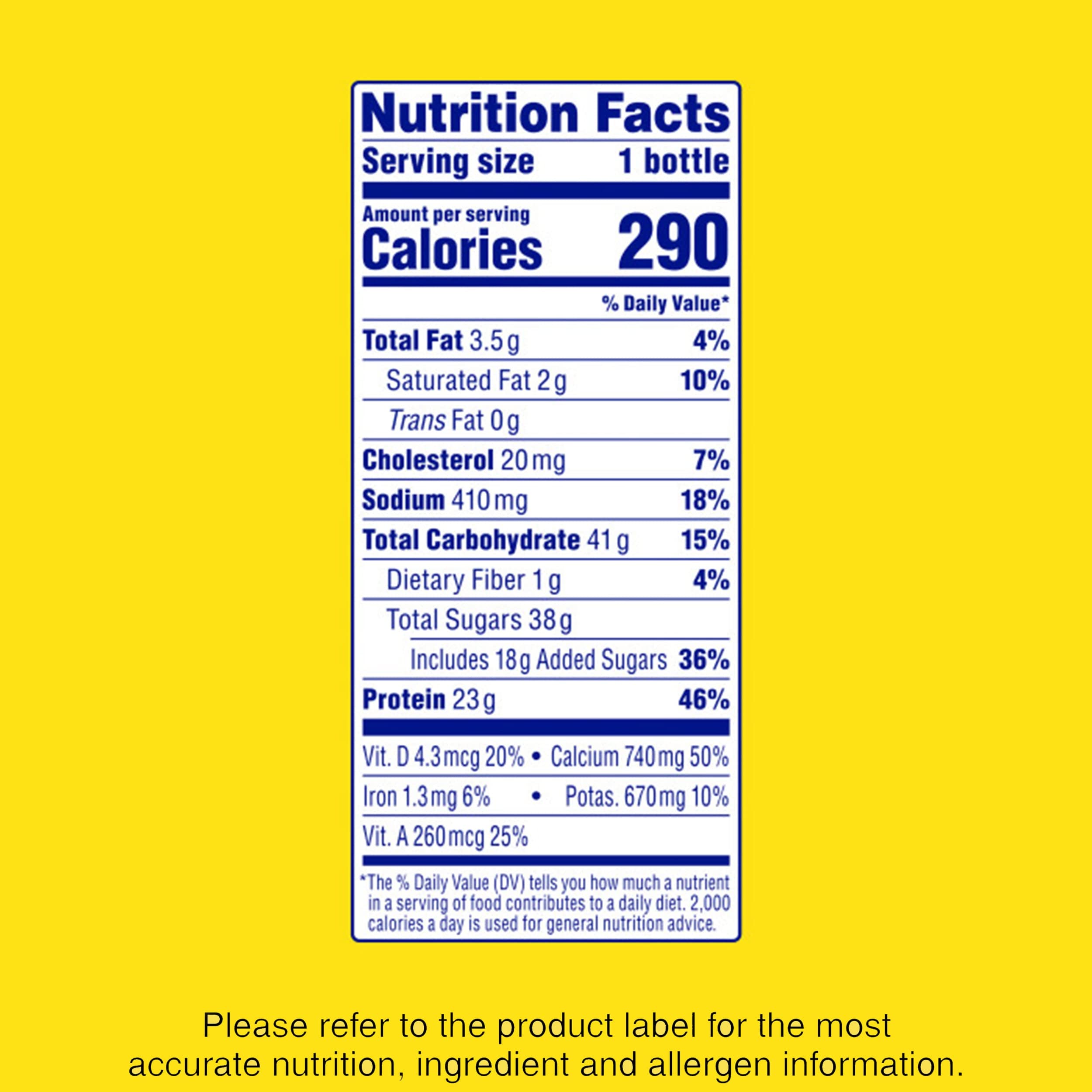 Nesquik Protein Power Chocolate Protein Milk Drink - Ready to Drink Protein Shake for Muscle Recovery & Energy Boost | Post-Workout, Breakfast & On-the-Go Nutrition