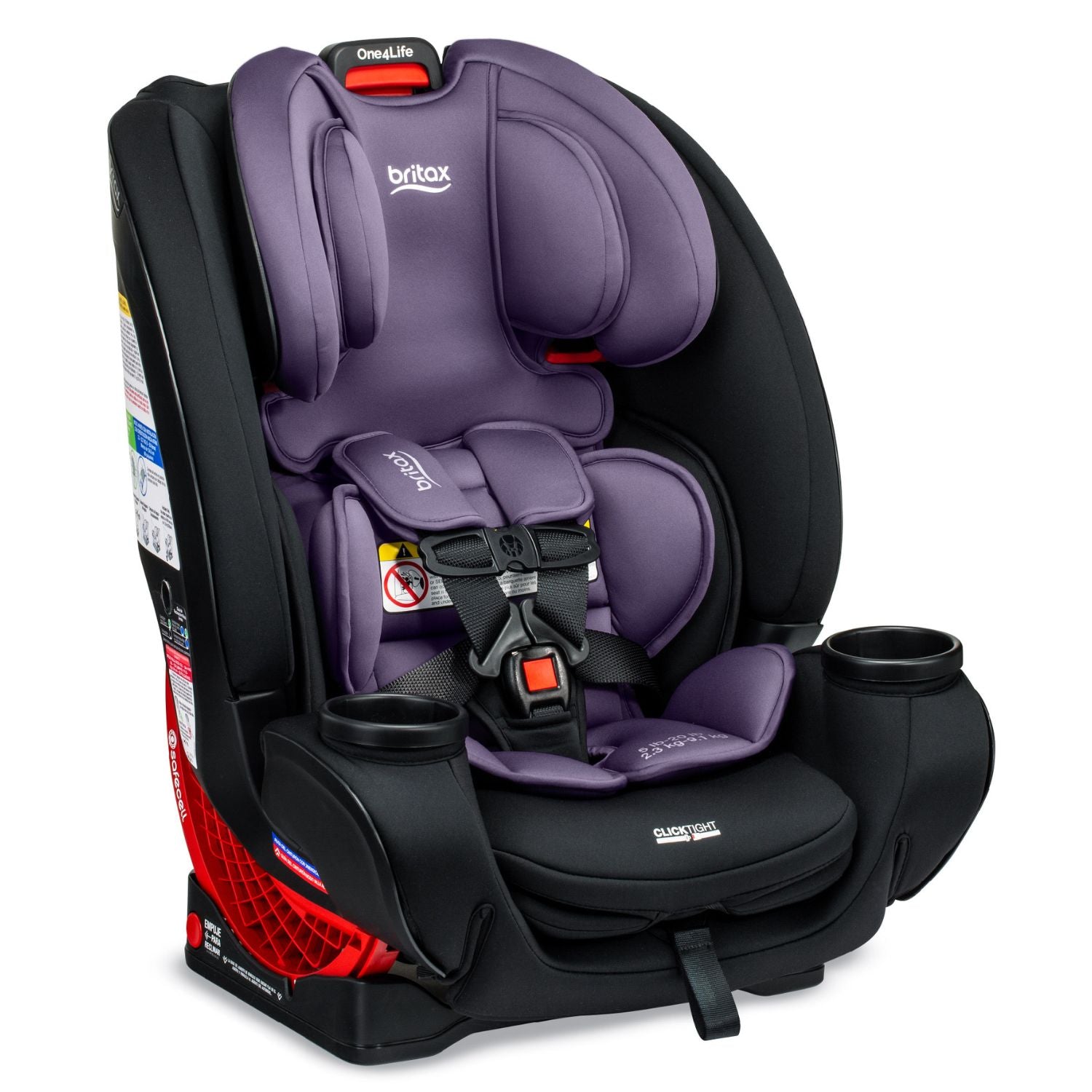 Britax One4Life ClickTight Convertible Car Seat - All-in-One Safety from Infant to Booster (5-120 lbs) | Perfect for Family Road Trips & Everyday Commutes