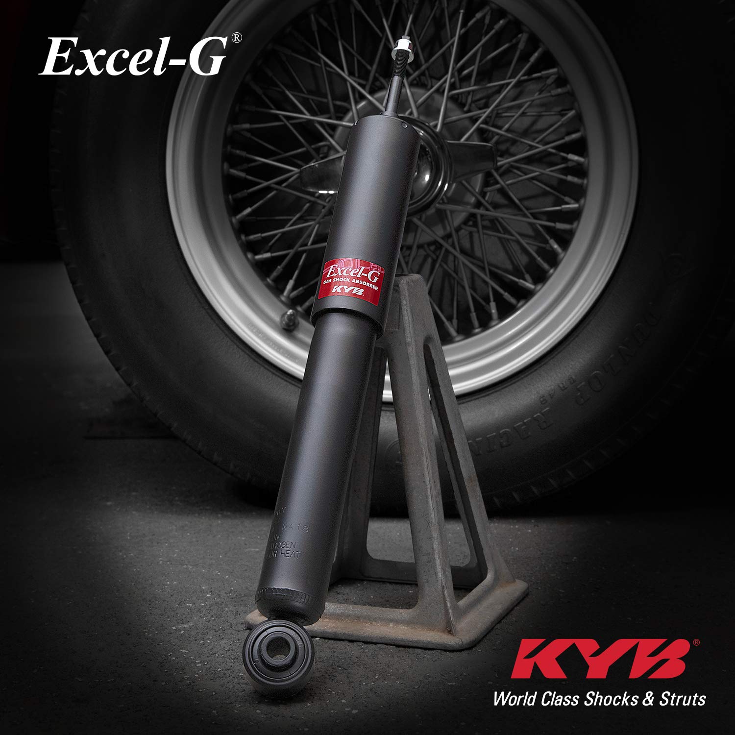 KYB 343353 Excel-G Gas Shock Absorber - Premium Replacement for Smooth Ride - Perfect for Trucks, SUVs, and Off-Road Vehicles