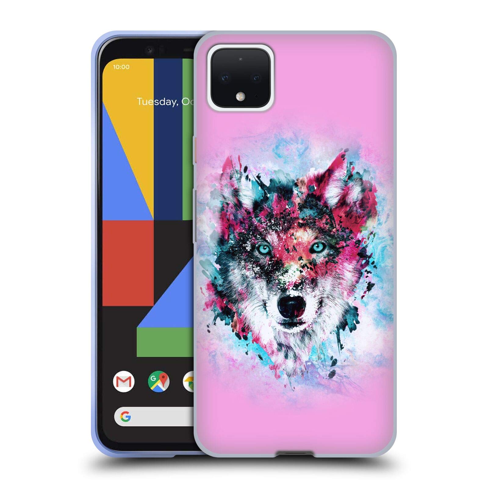 Officially Licensed Wolf Art Case for Google Pixel 4 XL - Stylish Protection
