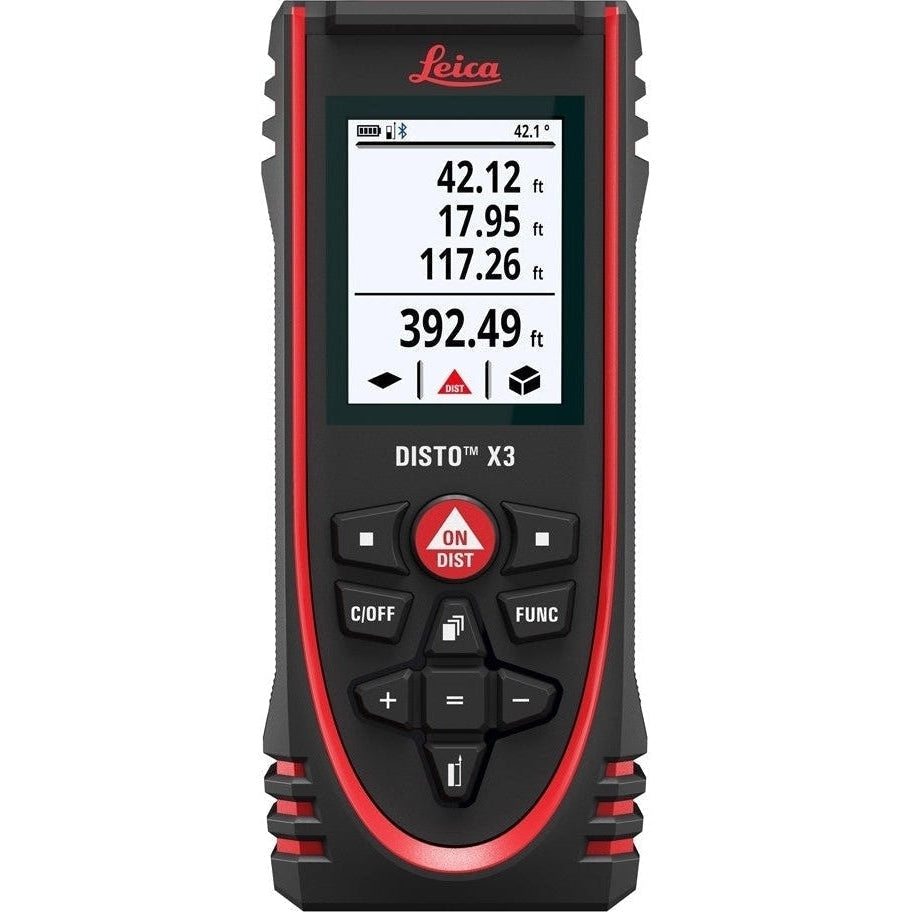Leica DISTO X3 Laser Distance Meter - High Precision Laser Measuring Tool for Construction, DIY & Home Improvement Projects